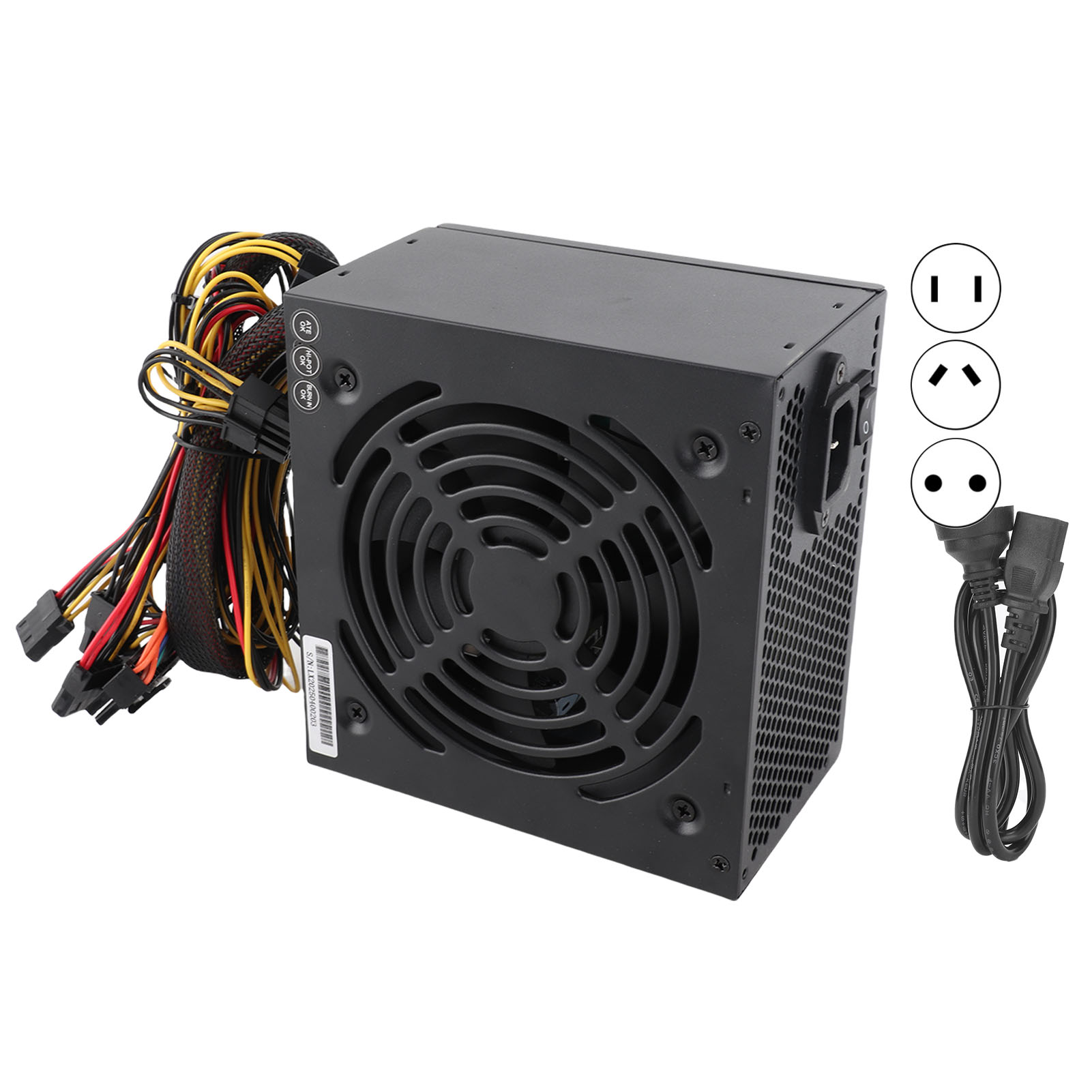 PC Power Supply 350W Desktop Computer Low Energy Consumption Accessories Adju DB - Photo 13/18