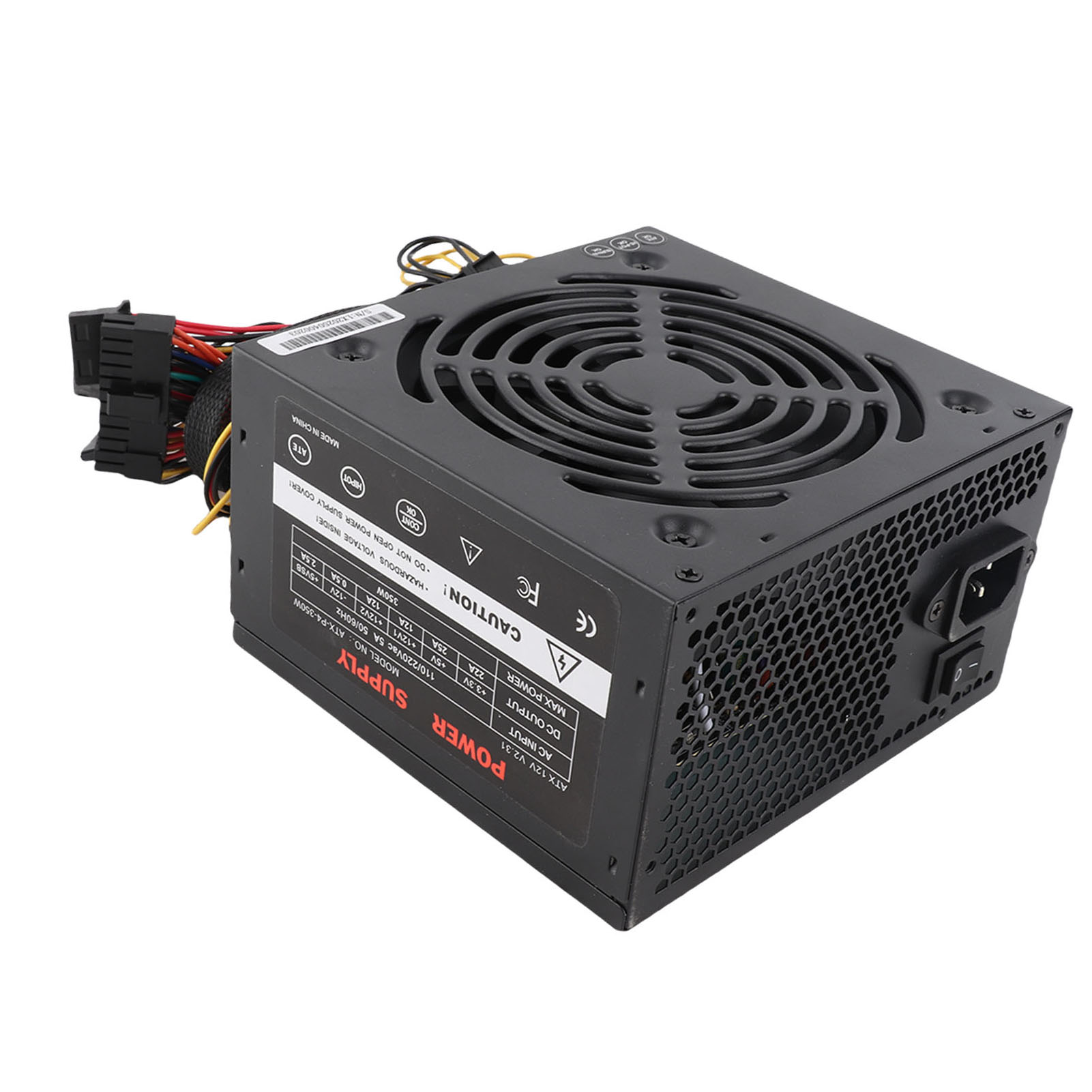 PC Power Supply 350W Desktop Computer Low Energy Consumption Accessories Adju DB - Photo 15/18