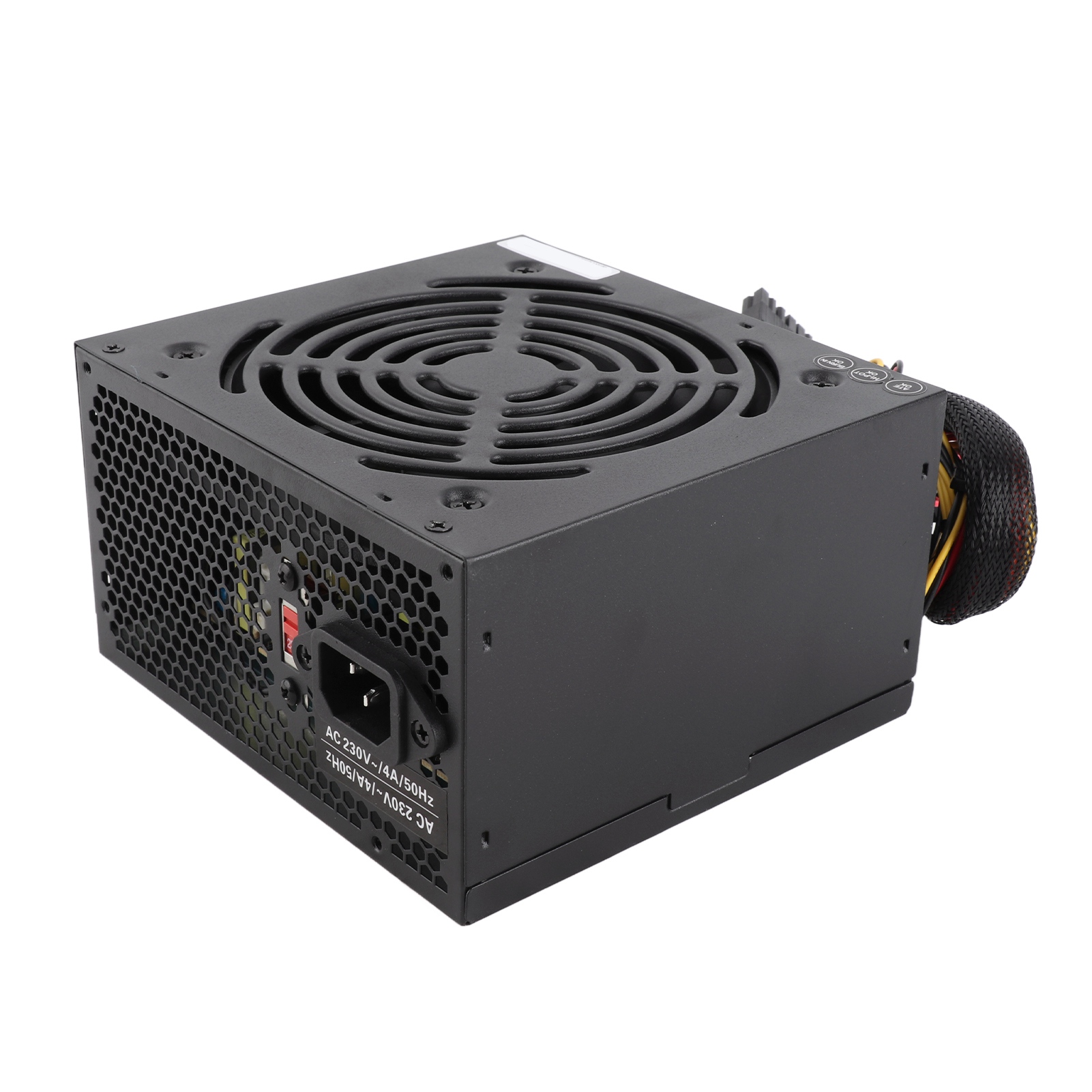 PC Power Supply 350W Desktop Computer Parts Accessories Red Fan Adjustable 11 FY - Afbeelding 23 van 23