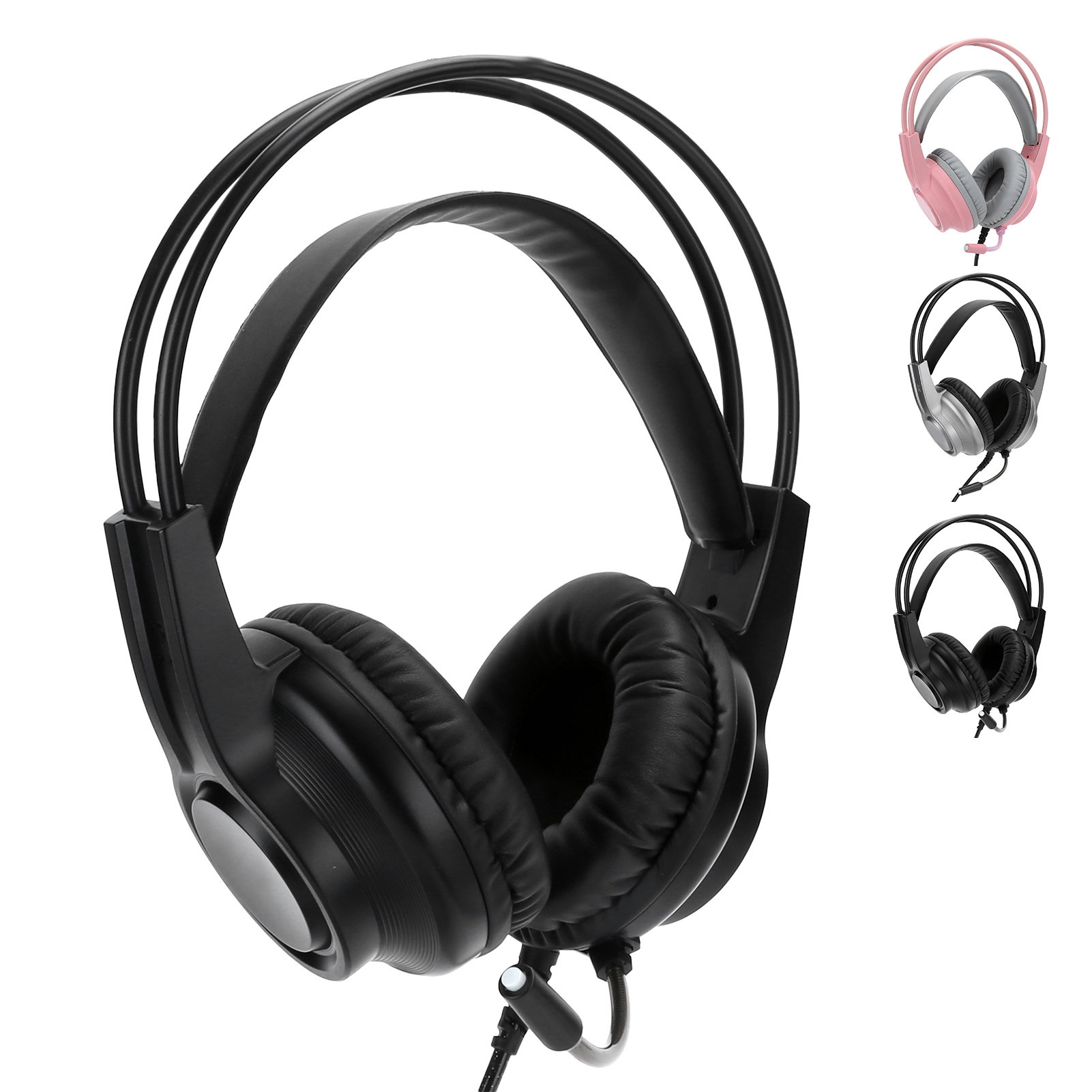 Wired Mic Headphones Gaming Headset HeadMounted Earphone Desktop Supplies 7.1 FY - Afbeelding 23 van 26
