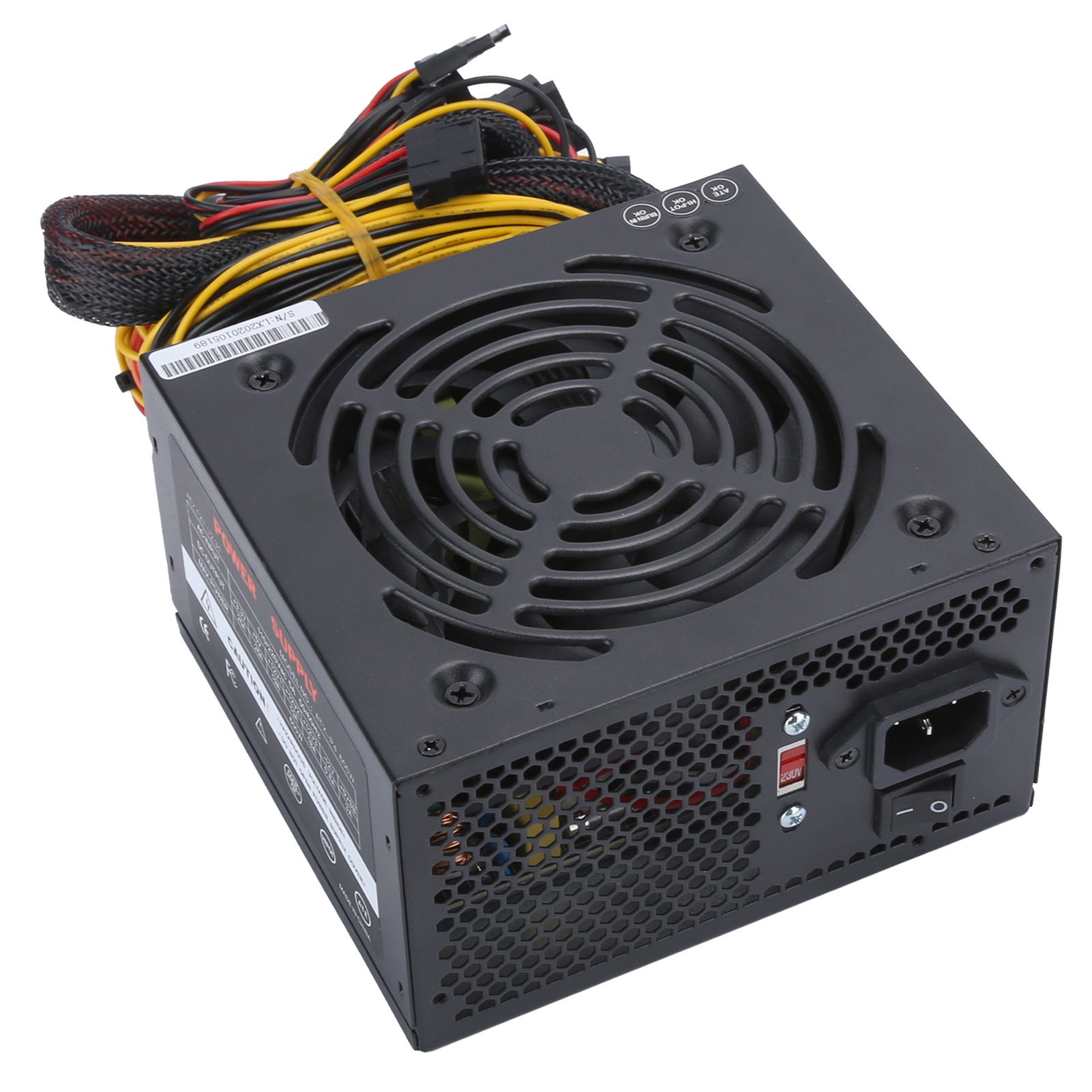 Computer Power Supply Desktop Accessories Mute Fan Manual Adjustable 115/230V CB - Afbeelding 20 van 24