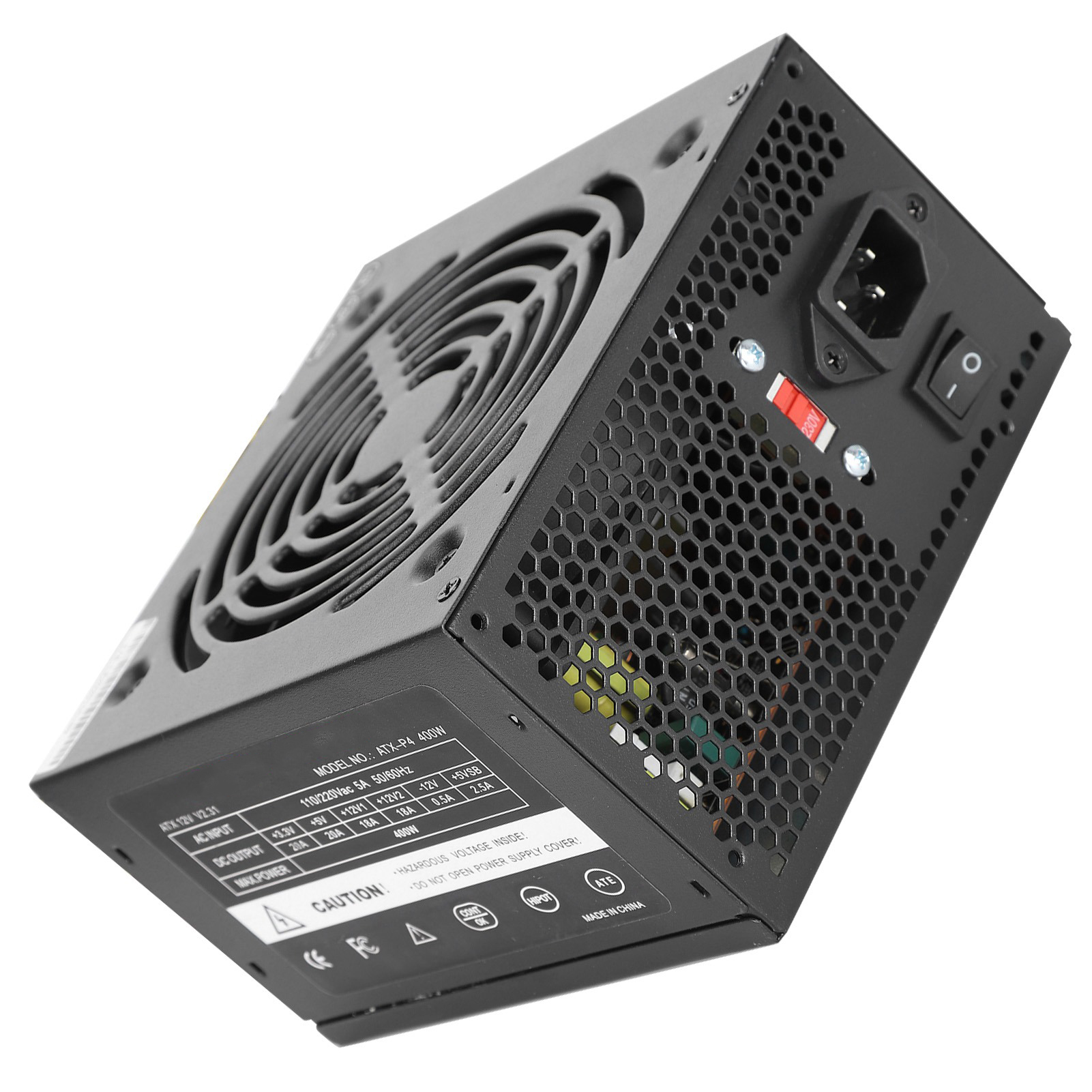 Computer Power Supply Desktop Mute Fan Accessories ATX 24-PIN 400W Adjustable CB - Afbeelding 19 van 21