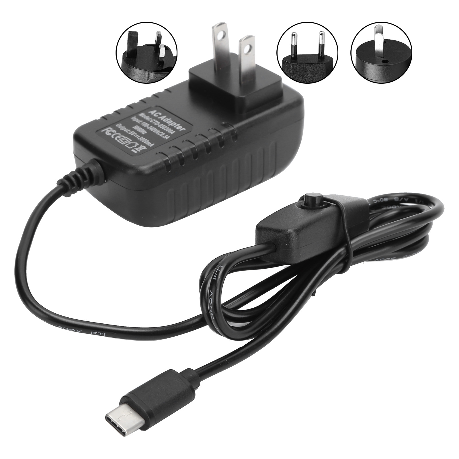 Power Supply For 4B 5V 3A TypeC Charger Power Adapter With On OF CB - Afbeelding 24 van 27