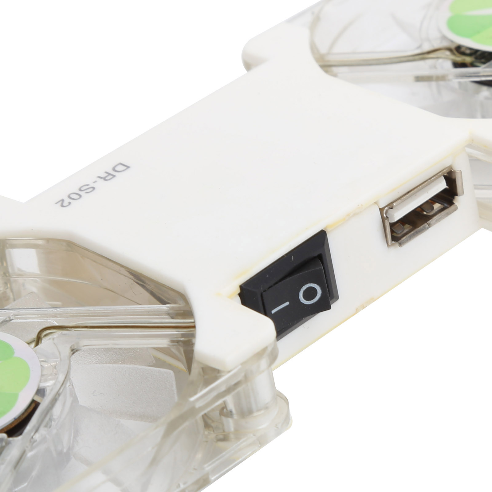 Laptop Cooling Pad USB Foldable Radiator Cooler Stand Light Portable With An Hot - Afbeelding 24 van 36