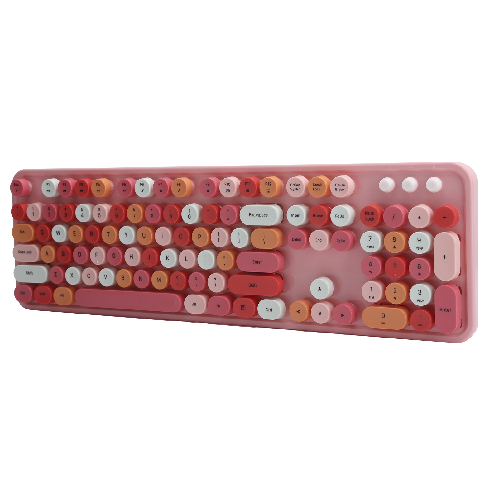 Neu Drahtlose Tastatur Maus Combo USB-Laufwerk Ergonomische Mechanische Hand Ge - Bild 27 von 30