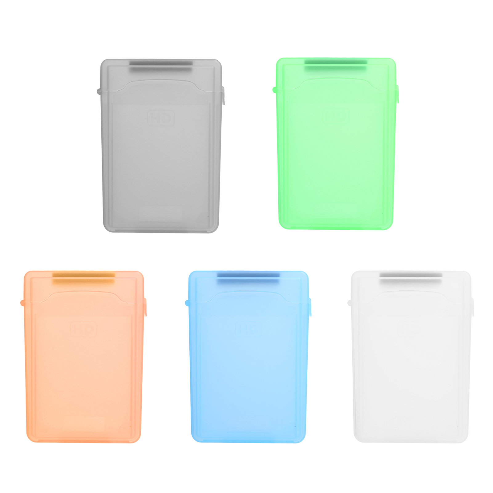 Hard Disk Prot-ection Box 3.5in HDd SSD Shockproof Anti Static ABS Transparen FY - Afbeelding 26 van 37