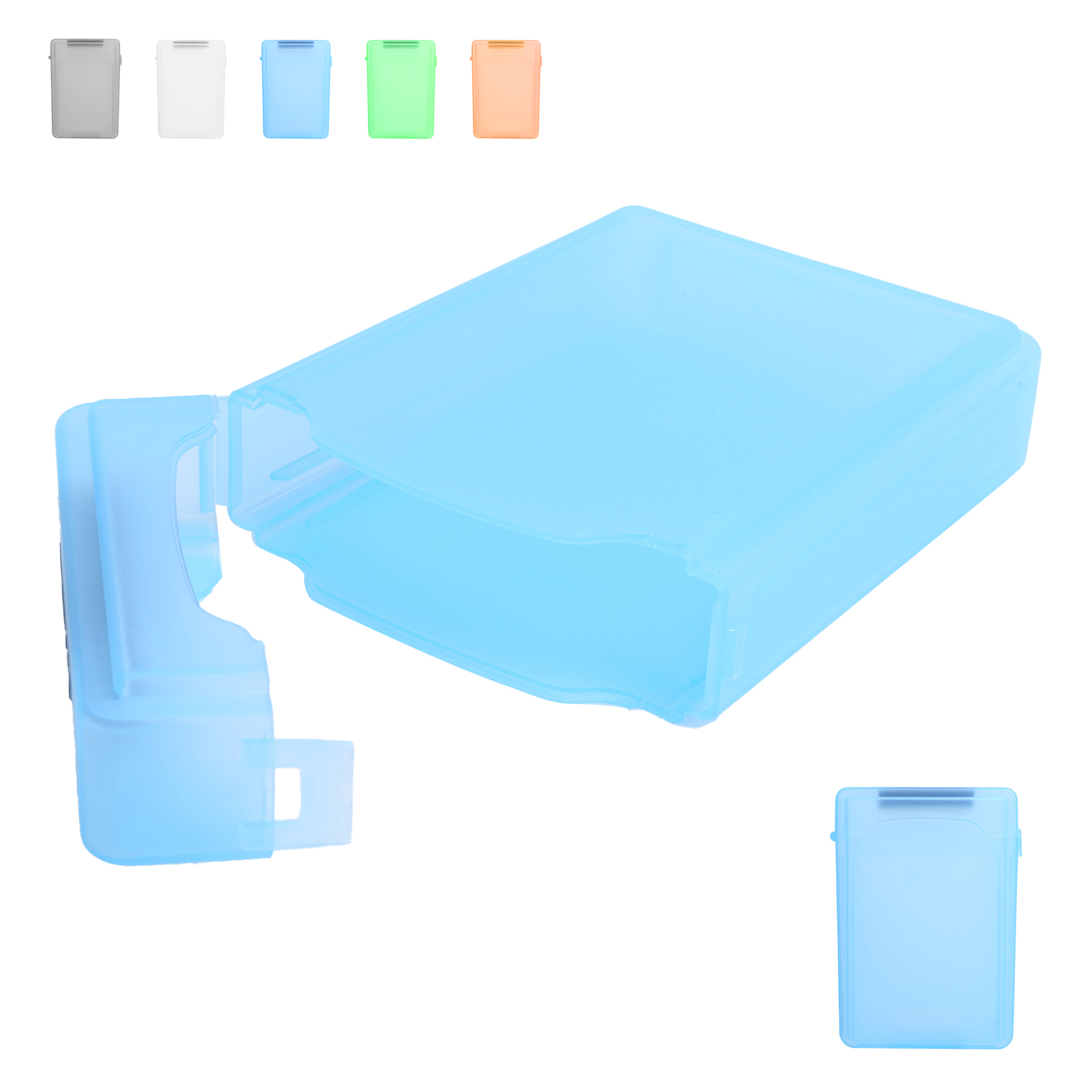 Hard Disk Prot-ection Box 3.5in HDd SSD Shockproof Anti Static ABS Transparen FY - Afbeelding 32 van 37