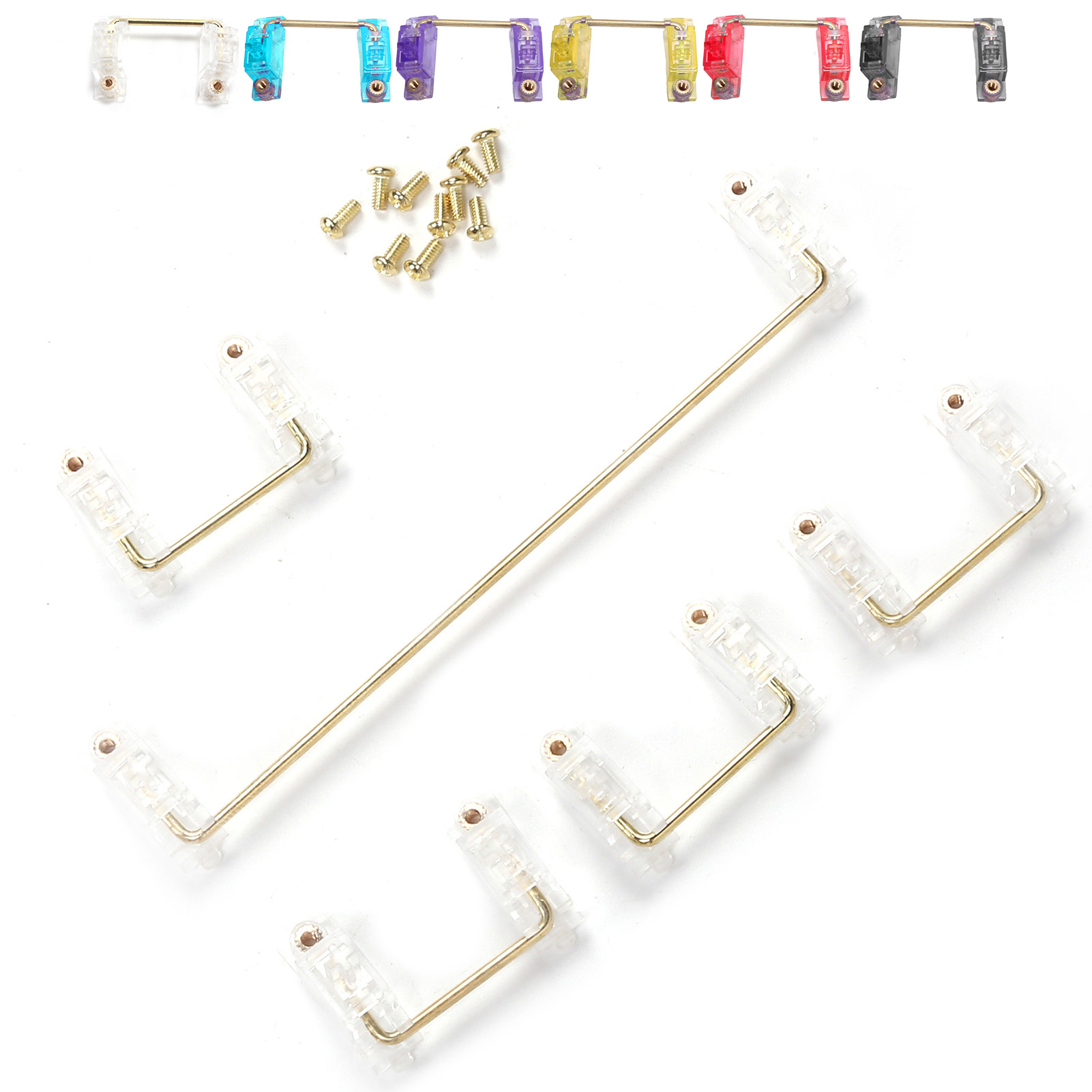 Mechanical Keyboard Stabilizer With GoldPlated Screws Computer Accessory For CB - Bild 30 von 31