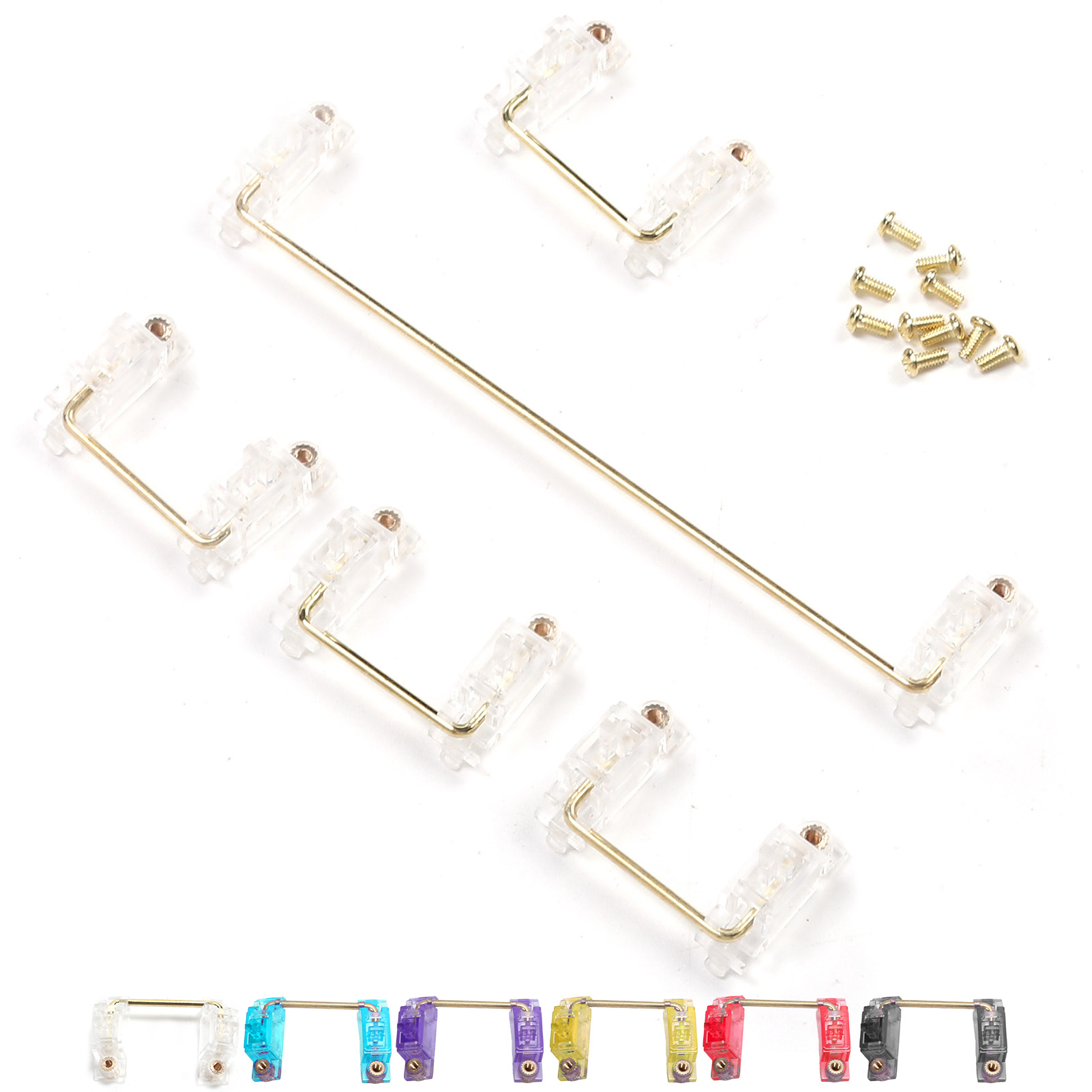 Mechanical Keyboard Stabilizer With GoldPlated Screws Computer Accessory For CB - Bild 29 von 31