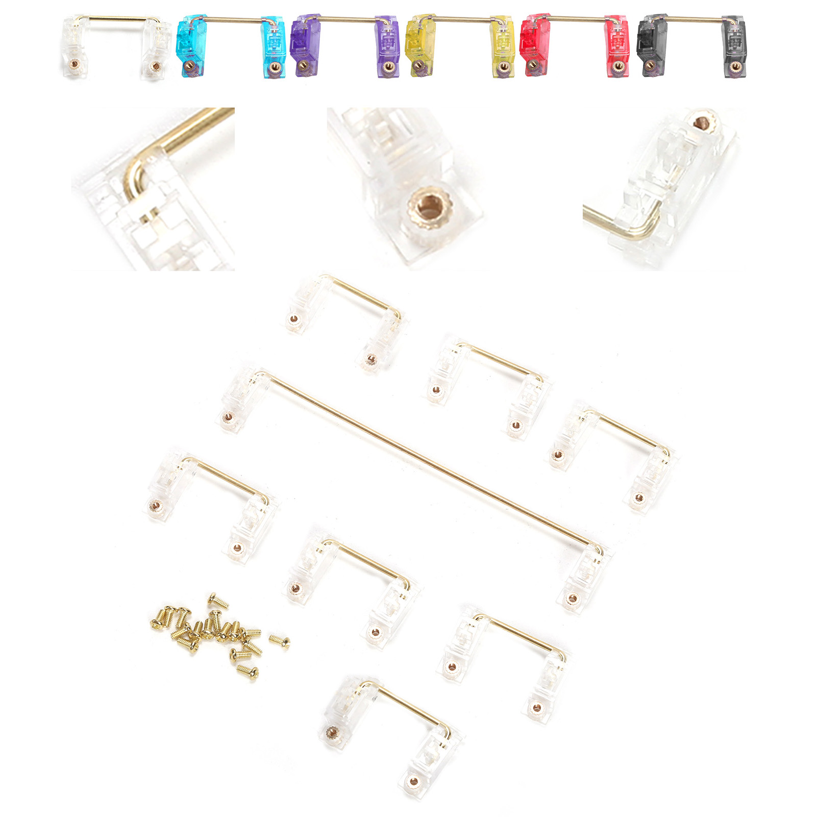 Mechanical Keyboard Stabilizer 2 Specifications With Golden Wire Keycap Acces FY - Bild 24 von 35