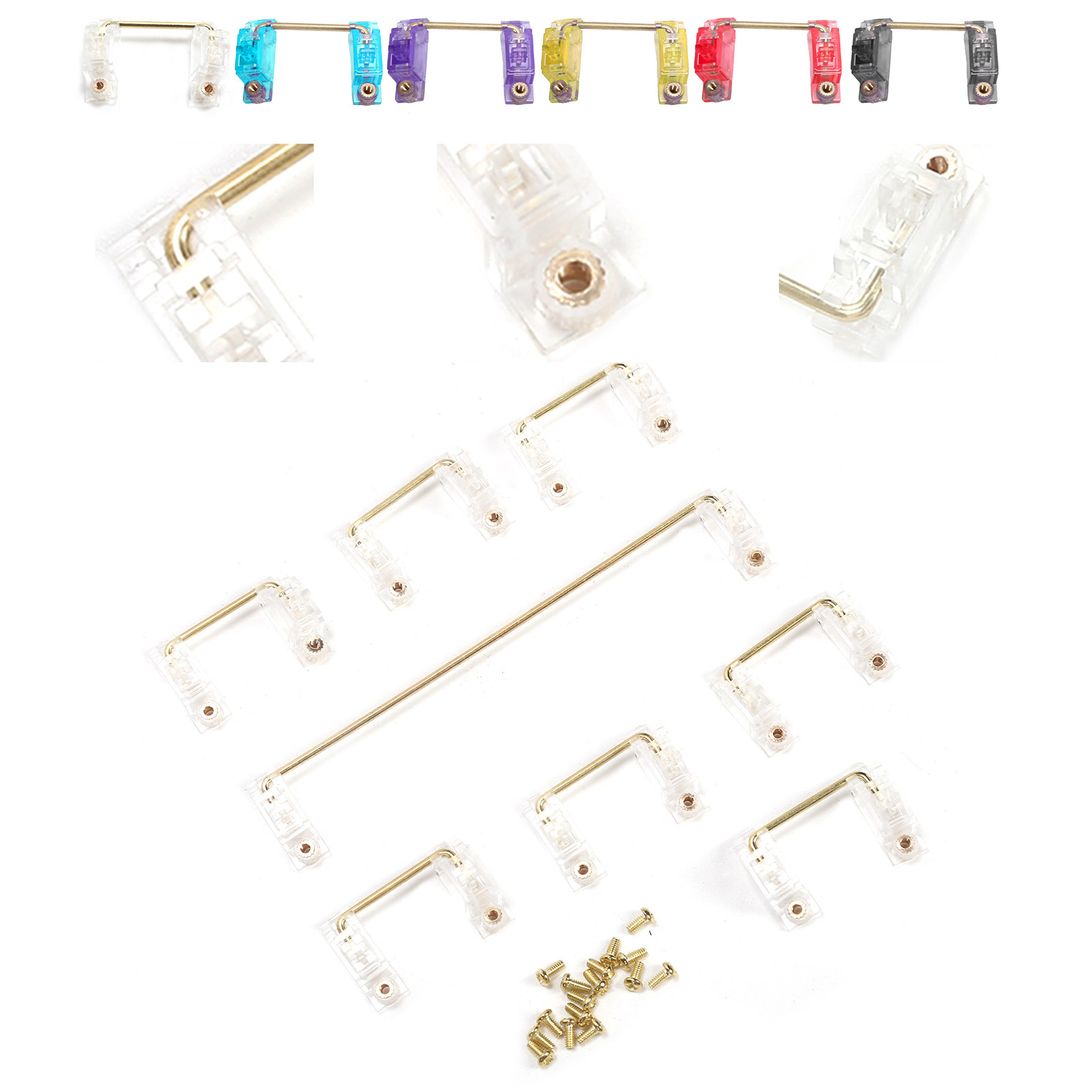 Mechanical Keyboard Stabilizer 2 Specifications With Golden Wire Keycap Acces FY - Bild 27 von 35