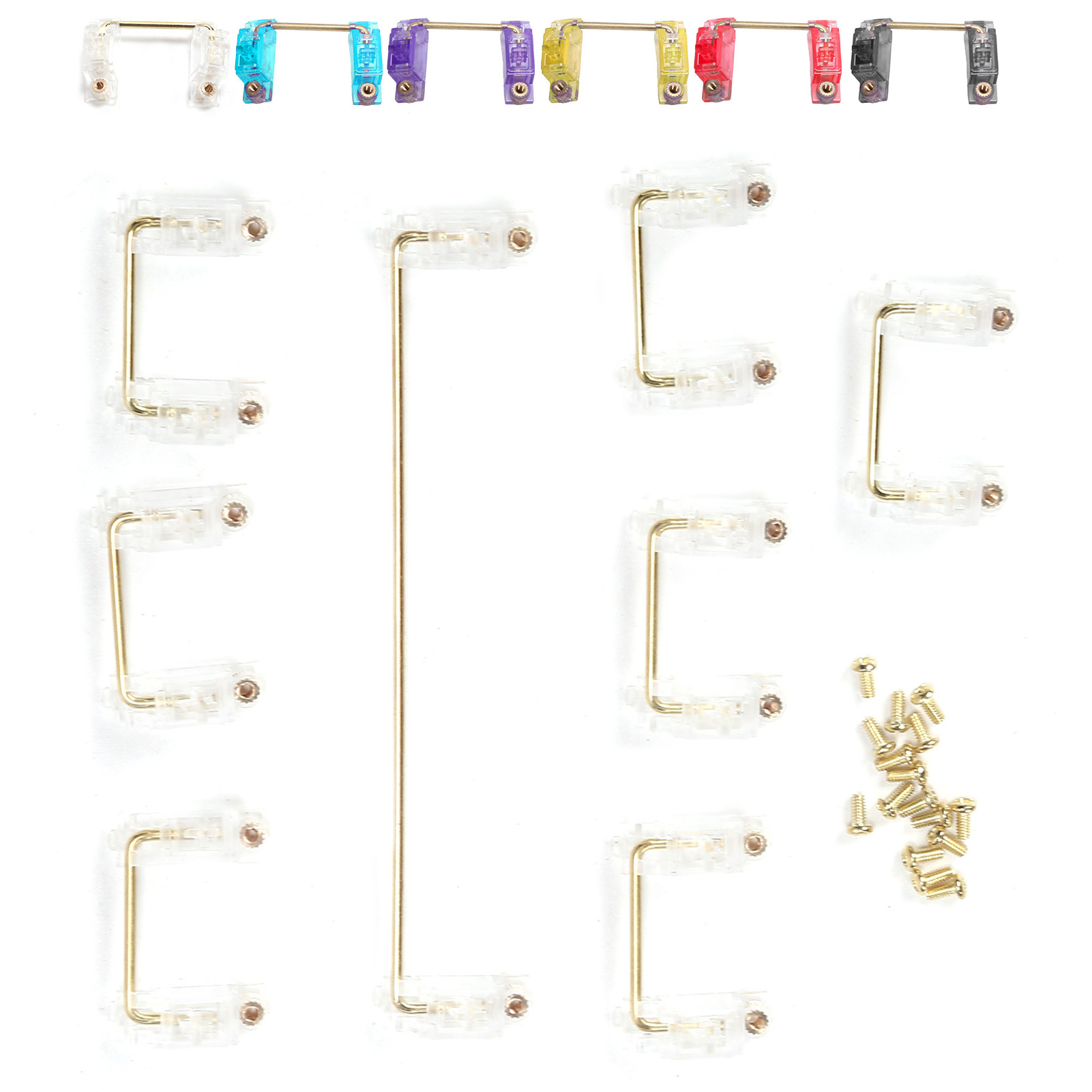 Mechanical Keyboard Stabilizer 2 Specifications With Golden Wire Keycap Acces FY - Bild 31 von 35