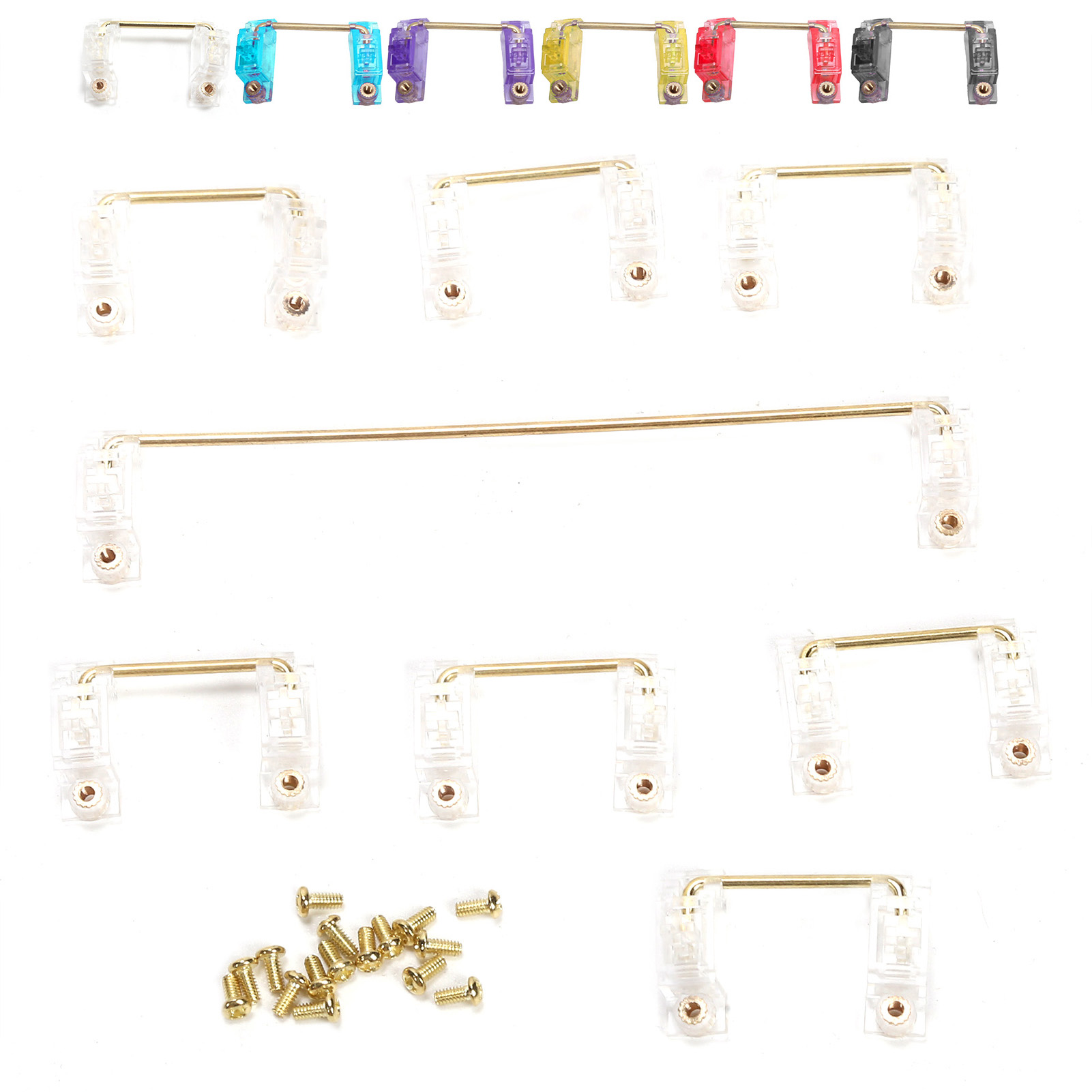 Mechanical Keyboard Stabilizer 2 Specifications With Golden Wire Keycap Acces FY - Bild 33 von 35