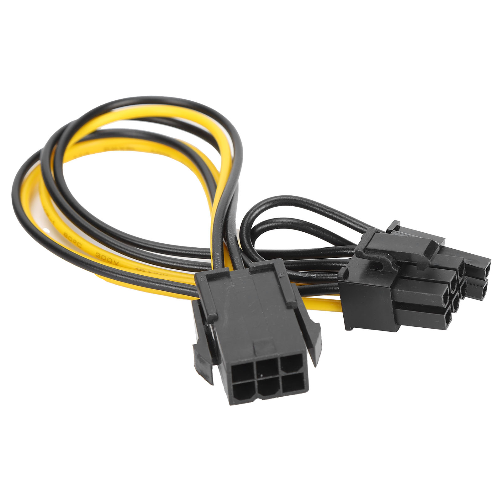 10 Pcs Pci‑E Adapter 6 Pin To 8(6+2) Pin Power Cable For Computer Data Tra AM - Afbeelding 15 van 23