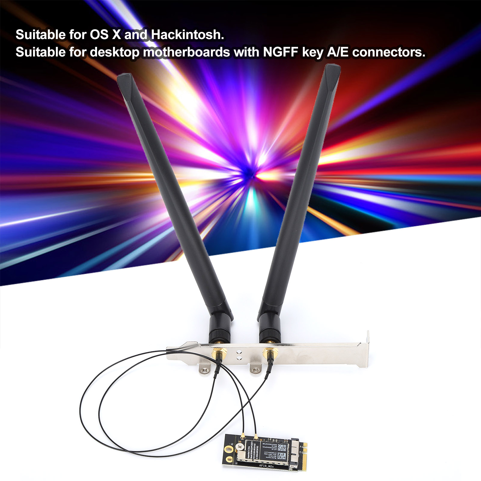 WiFi Adapter No Need Additional Power Drive Wireless Network Connector For Ma FY - Afbeelding 25 van 28