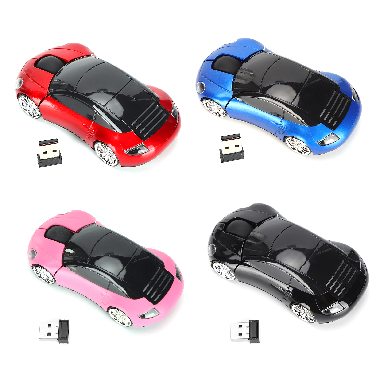 Laptop Mouse Smart CarShaped Portable 2.4G Cordless Mouse With USB Receiver - Picture 27 of 31