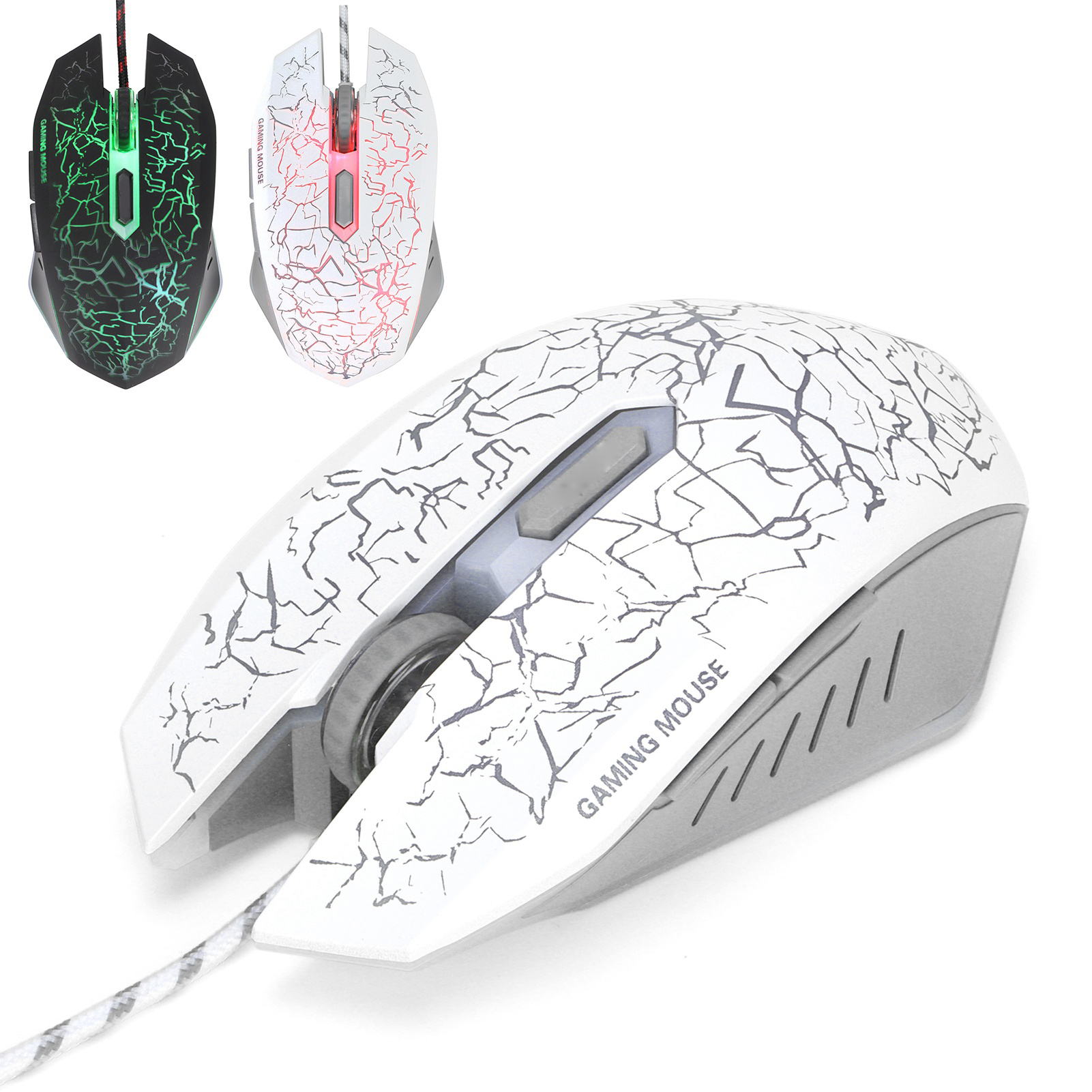 Wired Gaming Mouse USB Port Ergonomic 3200 DPI Adjustable RGB Optical Comput SLS - Picture 23 of 28