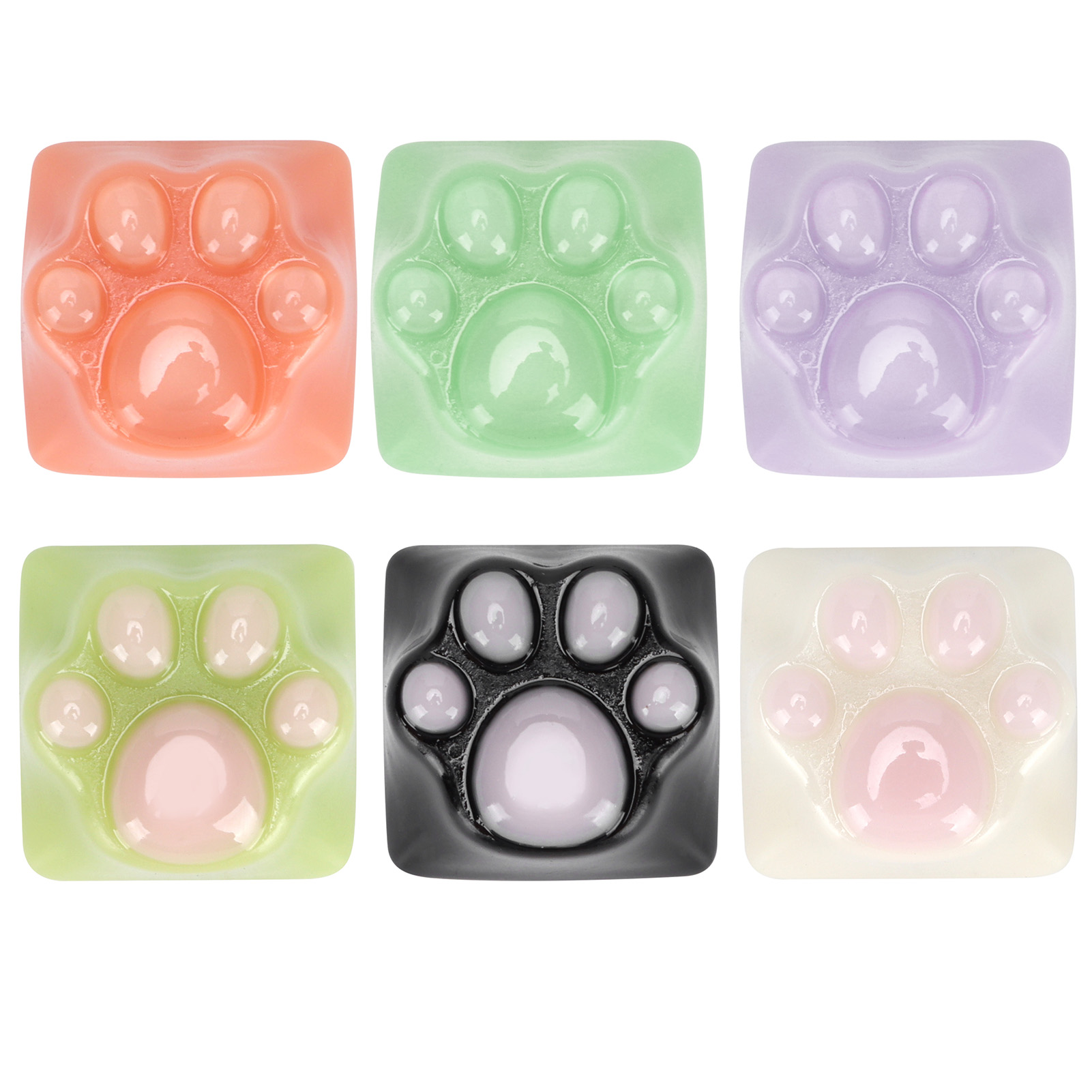 Resin Keycap Cat Claw Corrosion‑Resistant Ergonomic Keyboard Accessories For DB - Photo 16/27
