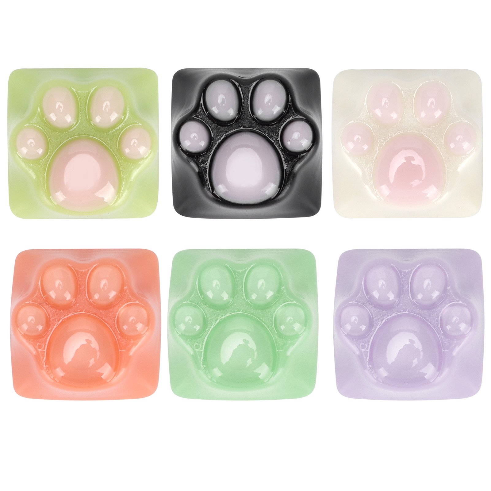 Resin Keycap Cat Claw Corrosion‑Resistant Ergonomic Keyboard Accessories For FY - Bild 37 von 37