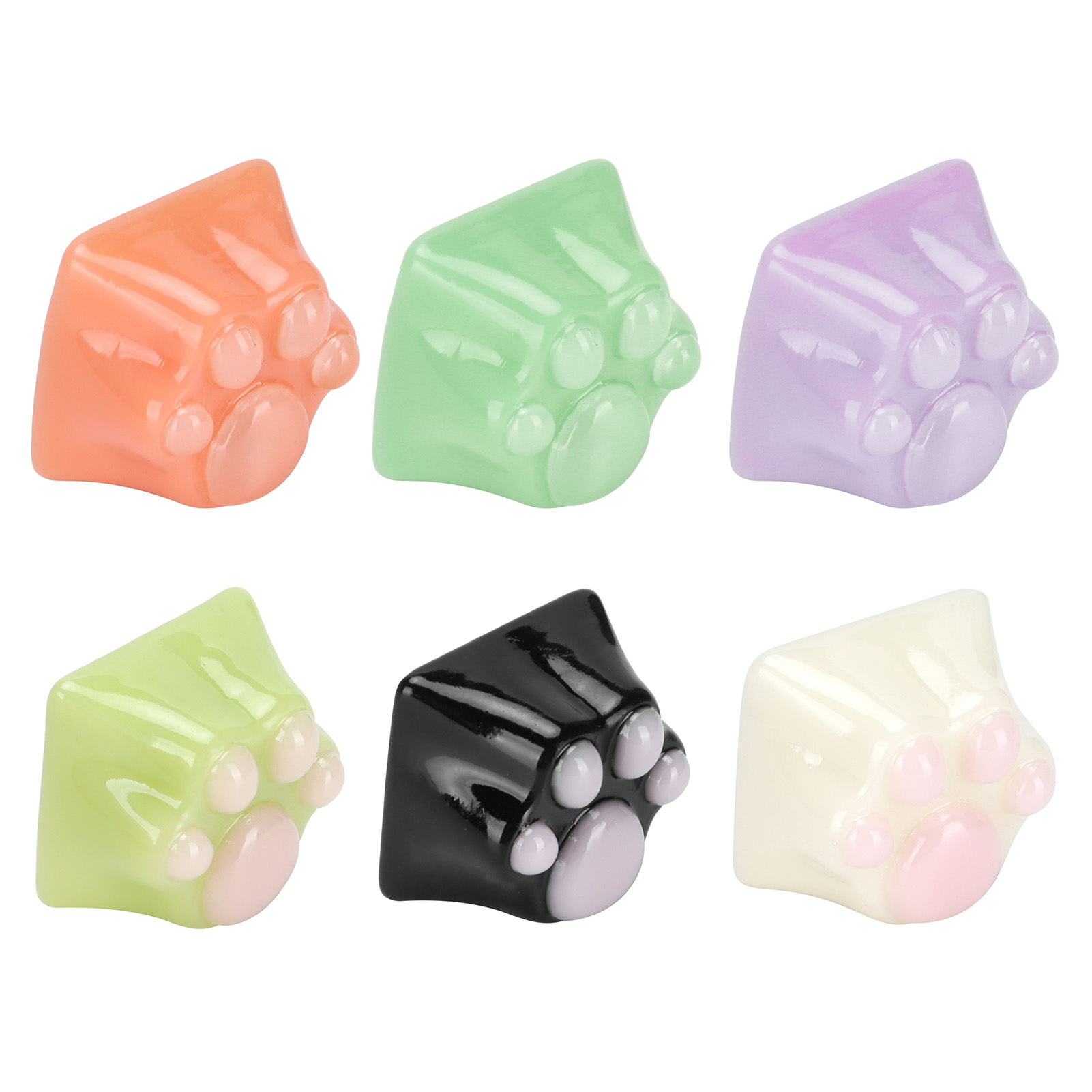 Resin Keycap Cat Claw Corrosion‑Resistant Ergonomic Keyboard Accessories For DB - Photo 27/27