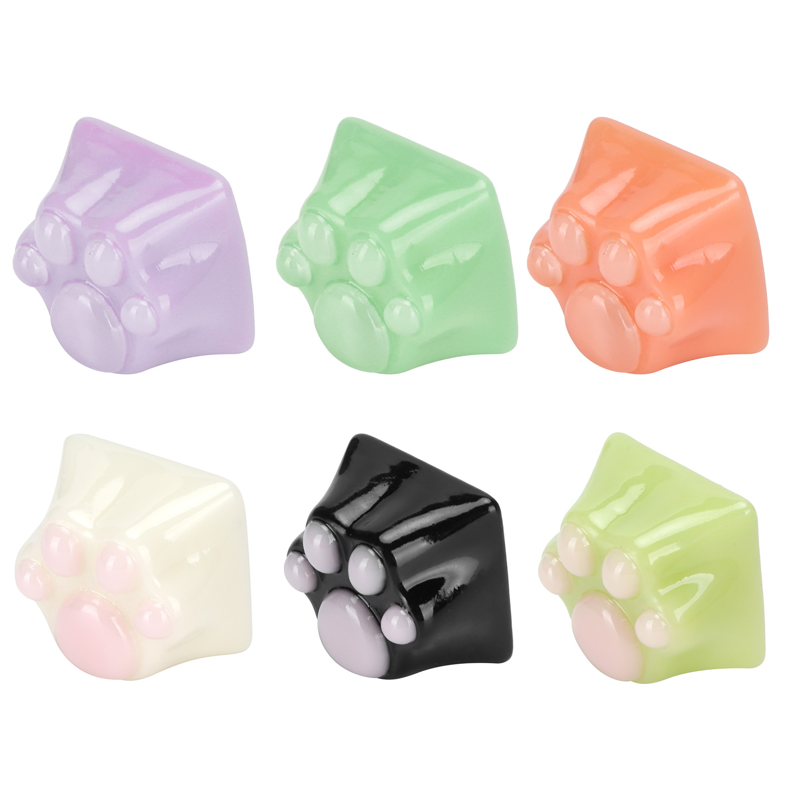 Resin Keycap Cat Claw Corrosion‑Resistant Ergonomic Keyboard Accessories For DB - Photo 21/27