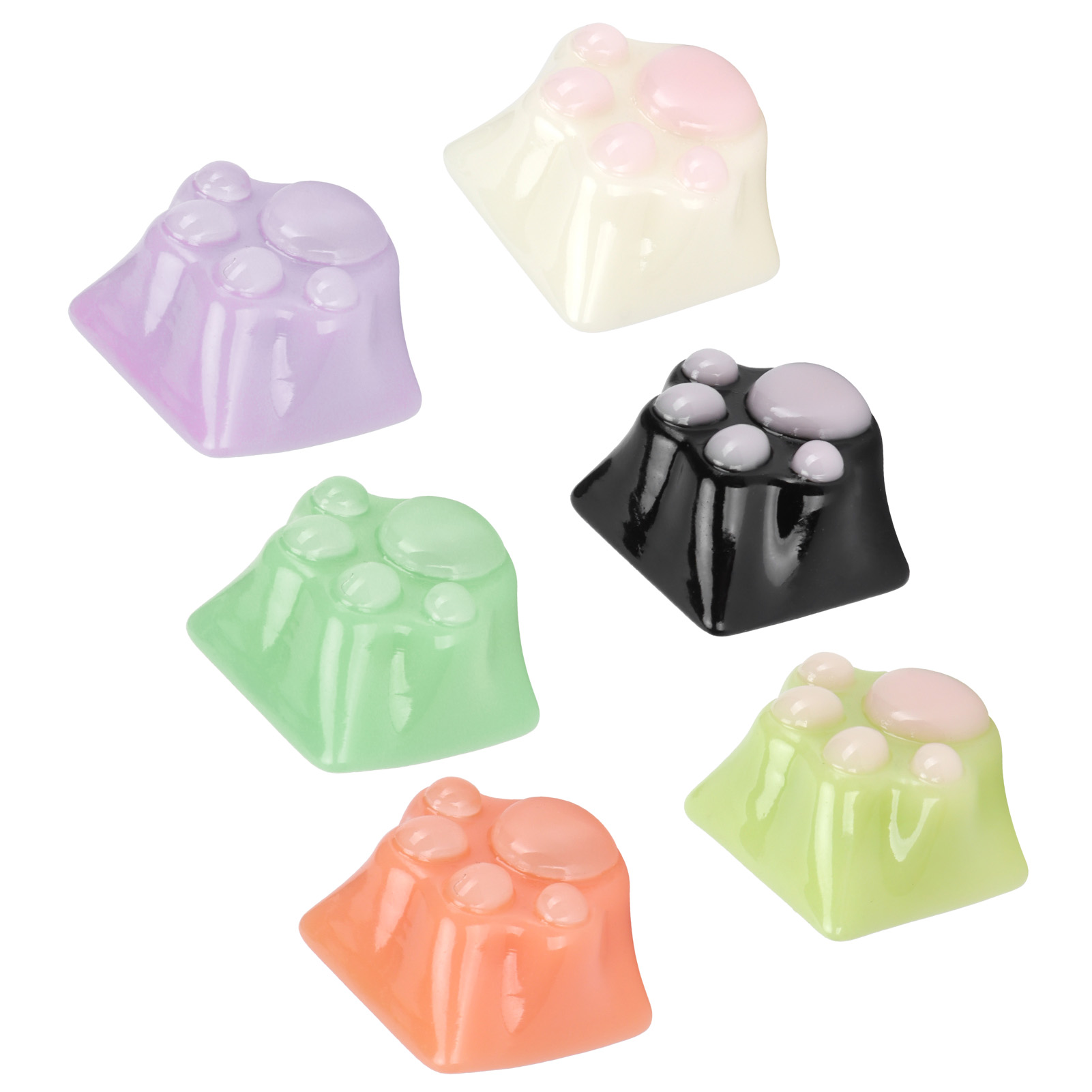 Resin Keycap Cat Claw Corrosion‑Resistant Ergonomic Keyboard Accessories For DB - Photo 22/27