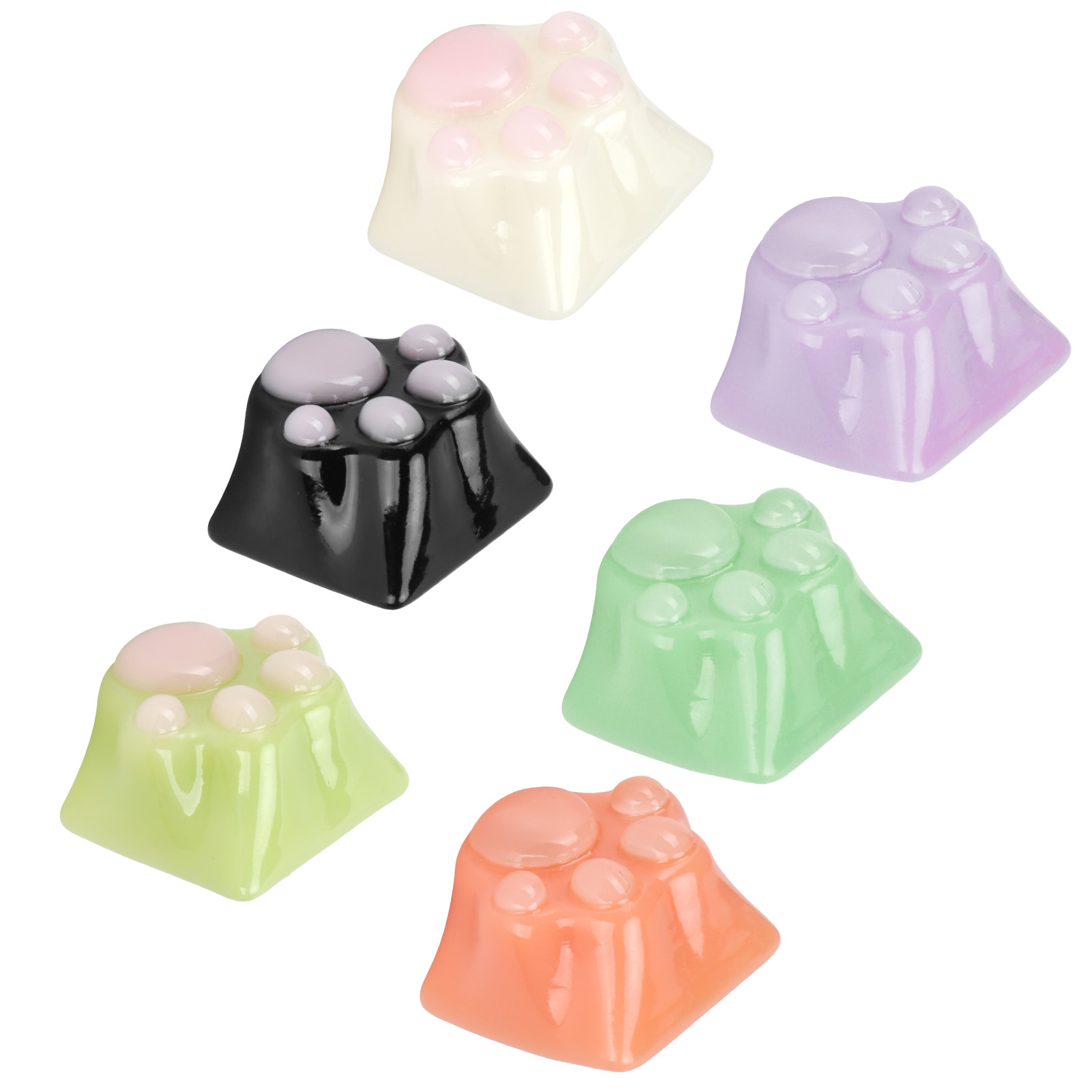 Resin Keycap Cat Claw Corrosion‑Resistant Ergonomic Keyboard Accessories For DB - Photo 18/27