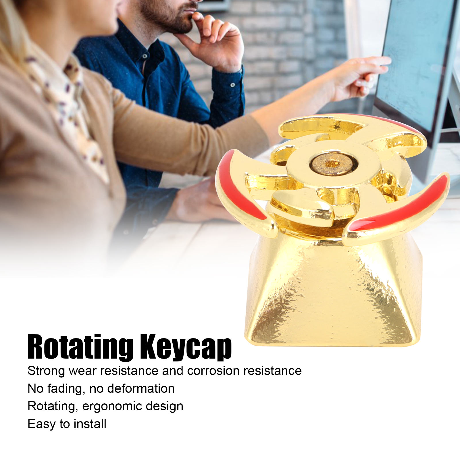 Rotating Keycap Novelty Special Shape Universal Mechanical Keyboard Accessori FY - Afbeelding 25 van 28