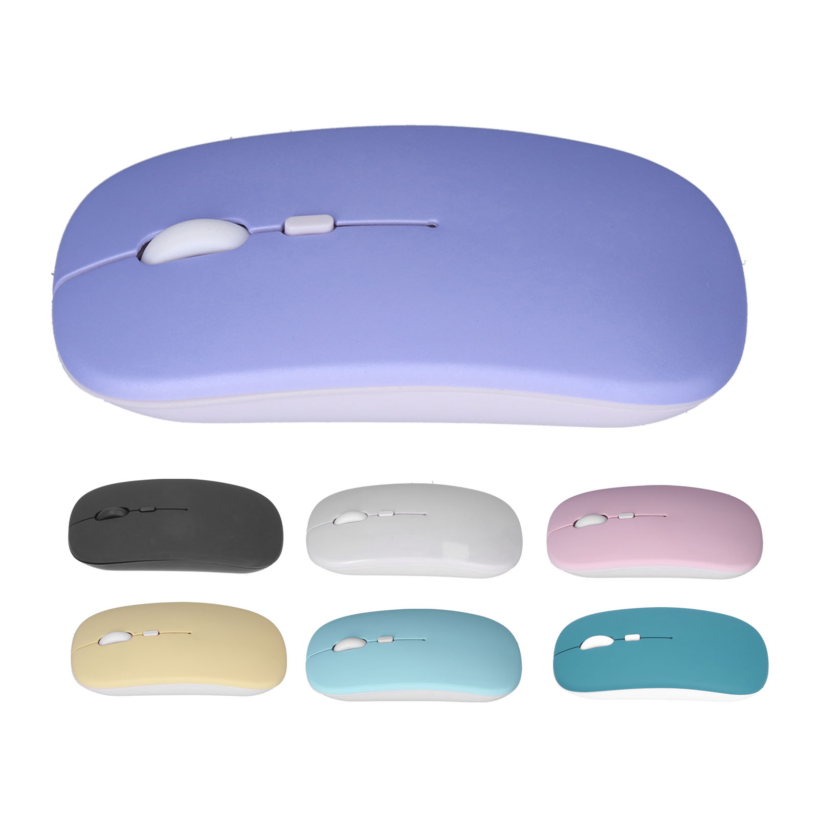 Wireless Mouse Rechargeable DualMode 2.4G Ergonomic Mute Optical Computer Acc FY - Afbeelding 28 van 43