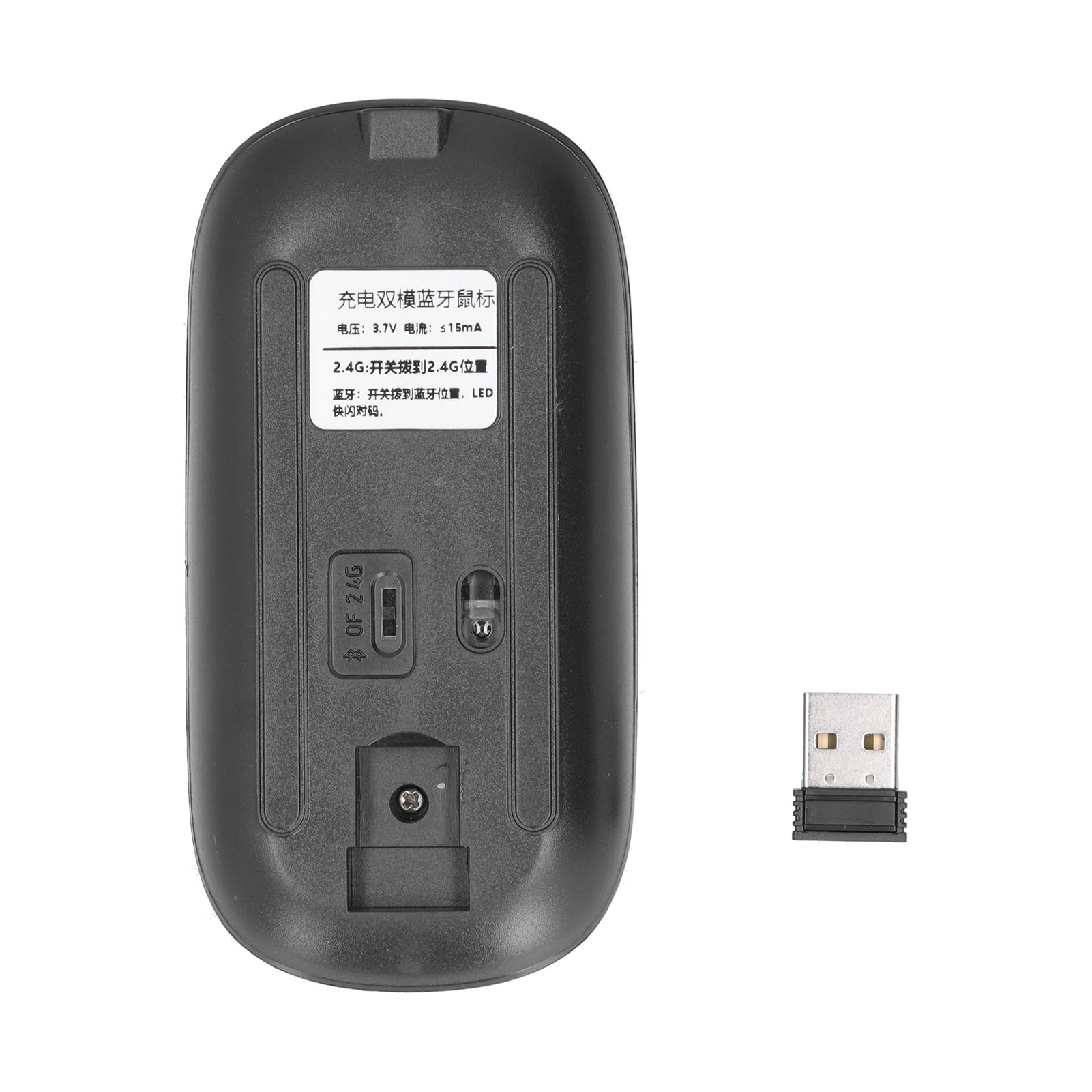 Wireless Mouse Rechargeable DualMode 2.4G Ergonomic Mute Optical Computer Ac SLS - Picture 40 of 43