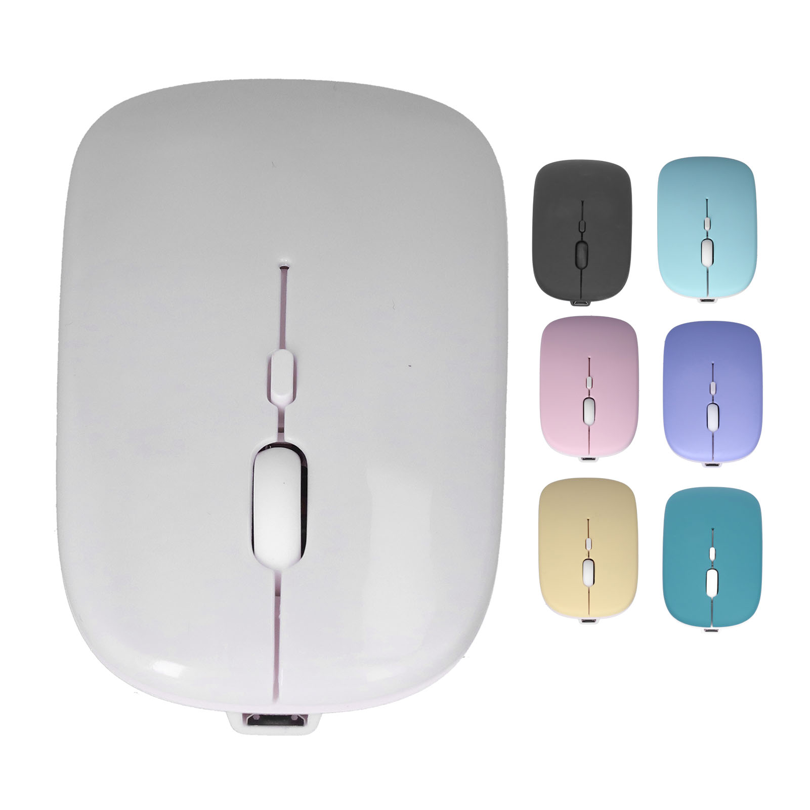 Wireless Mouse Rechargeable DualMode 2.4G Ergonomic Mute Optical Computer Acc FY - Afbeelding 27 van 43