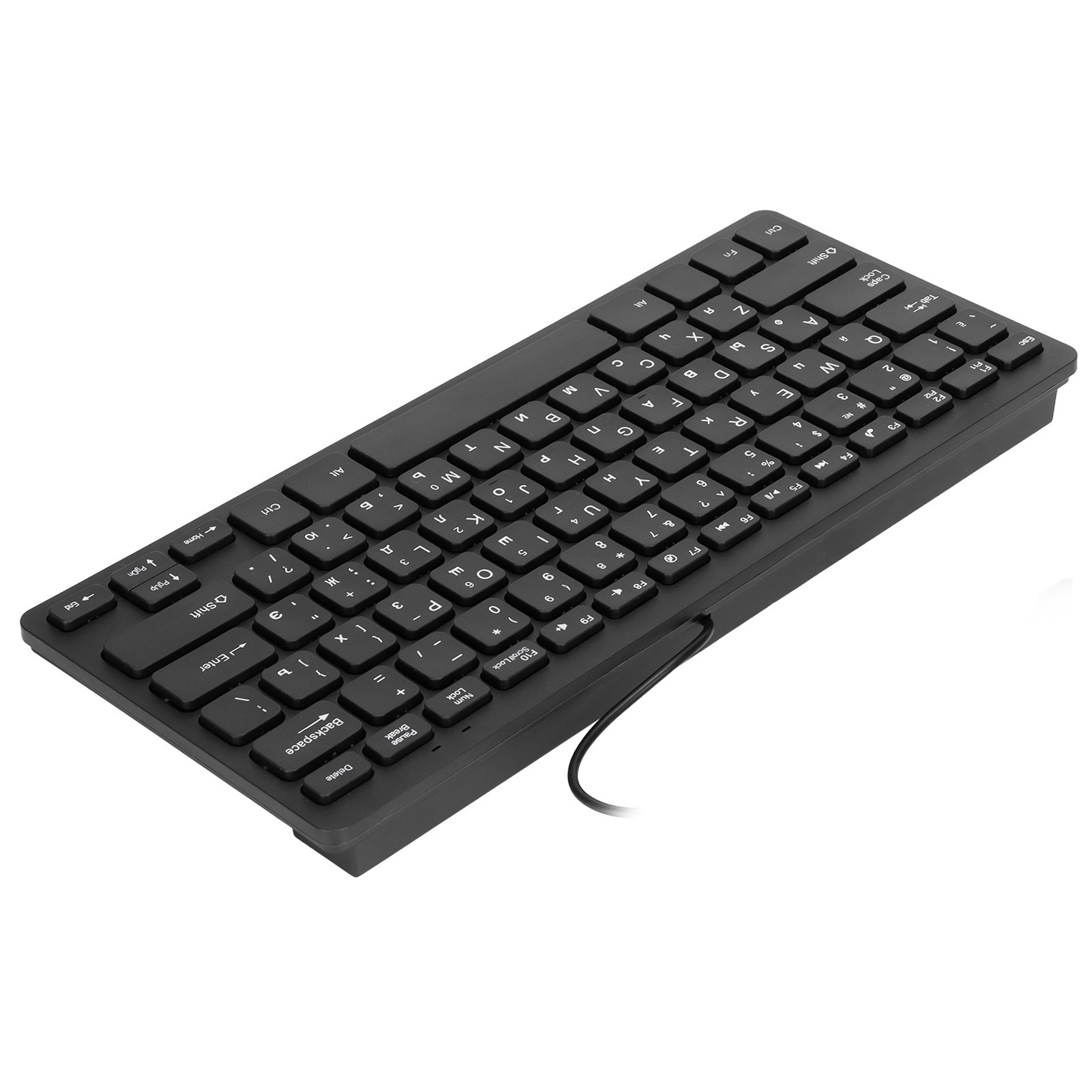 Computer Keyboards Ergonomic Design UltraThin Mini Wired 78 Keys Mechanical GF0 - Picture 30 of 30
