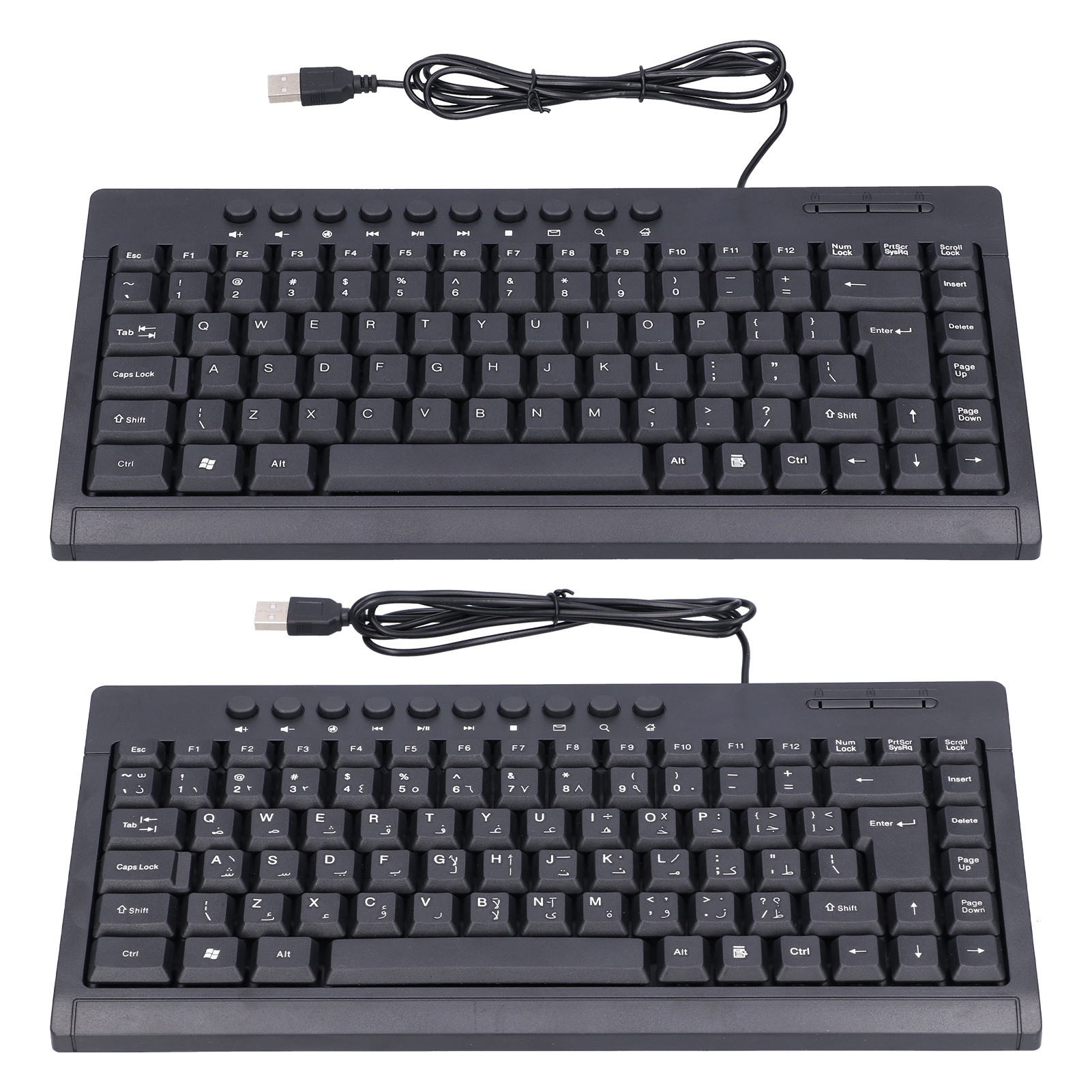 Wired Keyboard Mini 87 Keys USB Desktop Notebook Computer Accessories For Of TPG - Picture 29 of 29