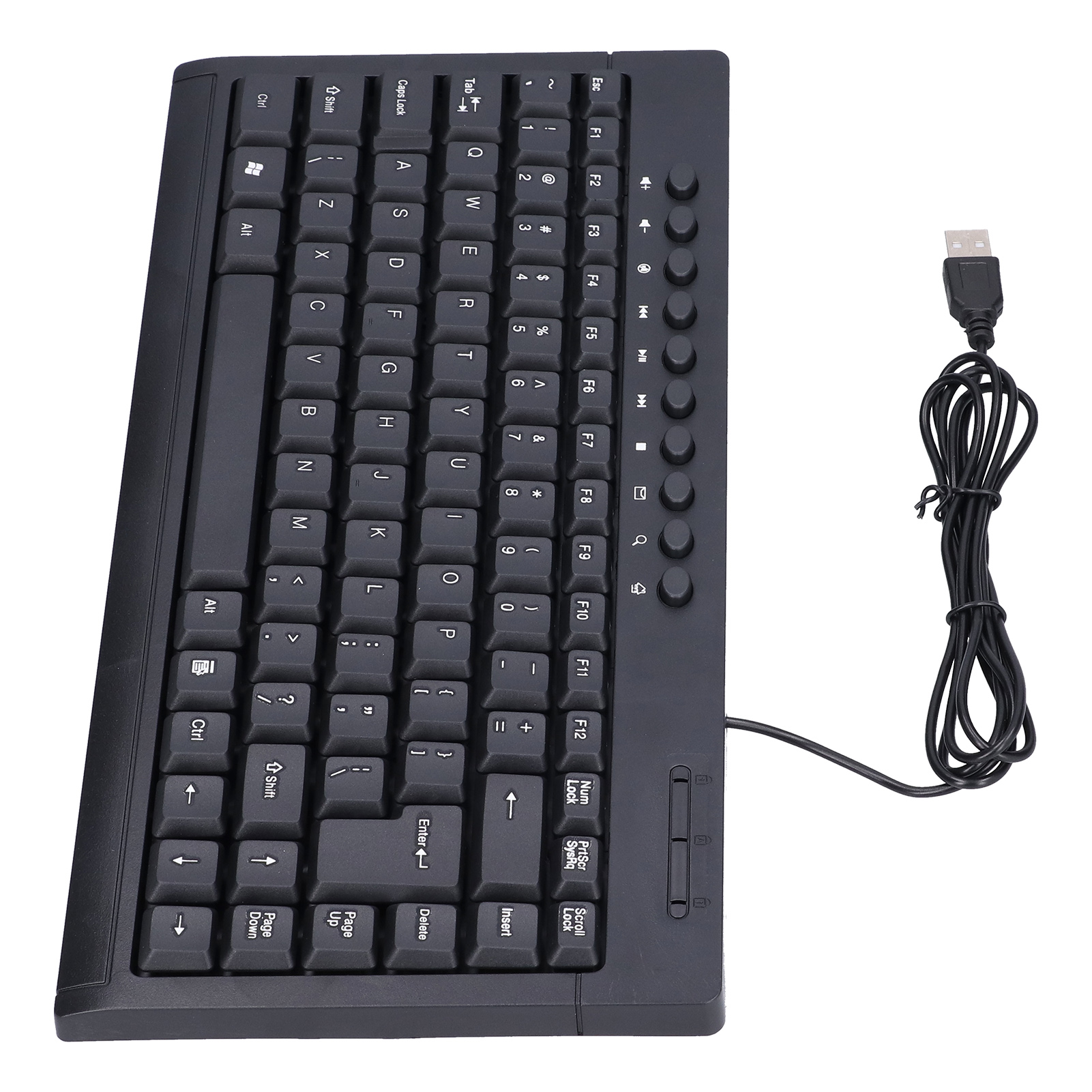 Wired Keyboard Mini 87 Keys USB Desktop Notebook Computer Accessories For Of ZZ1 - Picture 13 of 18