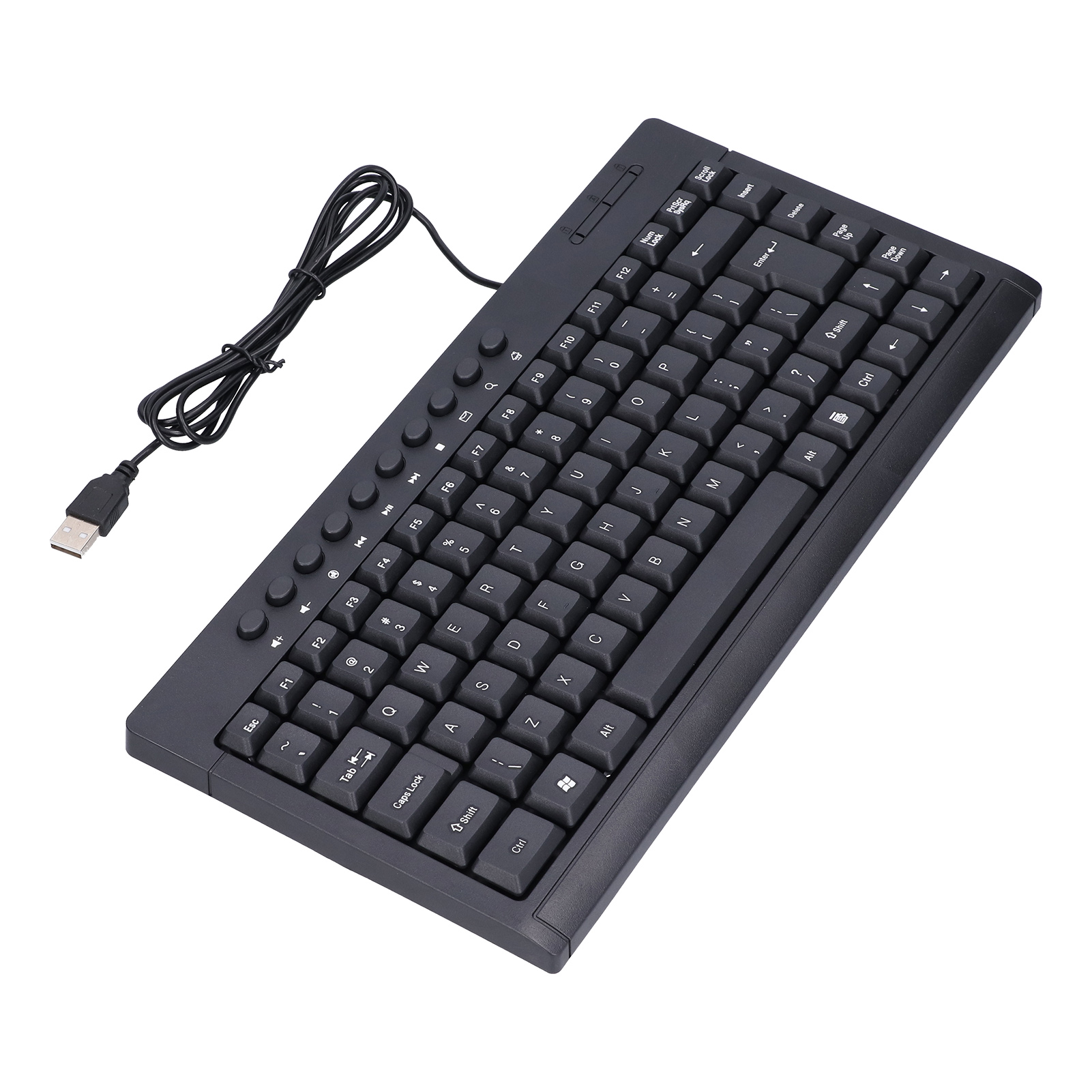 Wired Keyboard Mini 87 Keys USB Desktop Notebook Computer Accessories For Of ZZ1 - Picture 15 of 18
