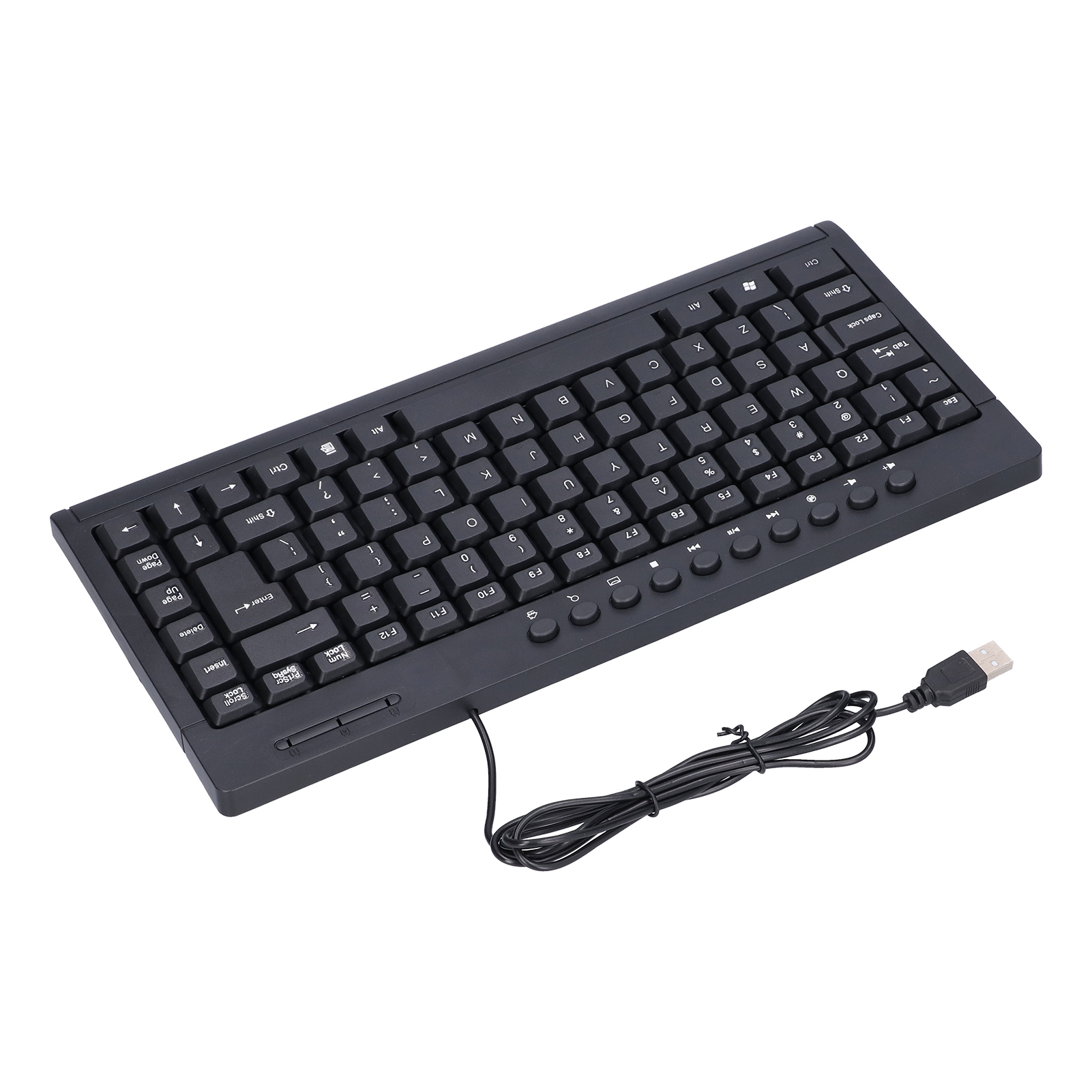 Wired Keyboard Mini 87 Keys USB Desktop Notebook Computer Accessories For Of IDS - Picture 15 of 18