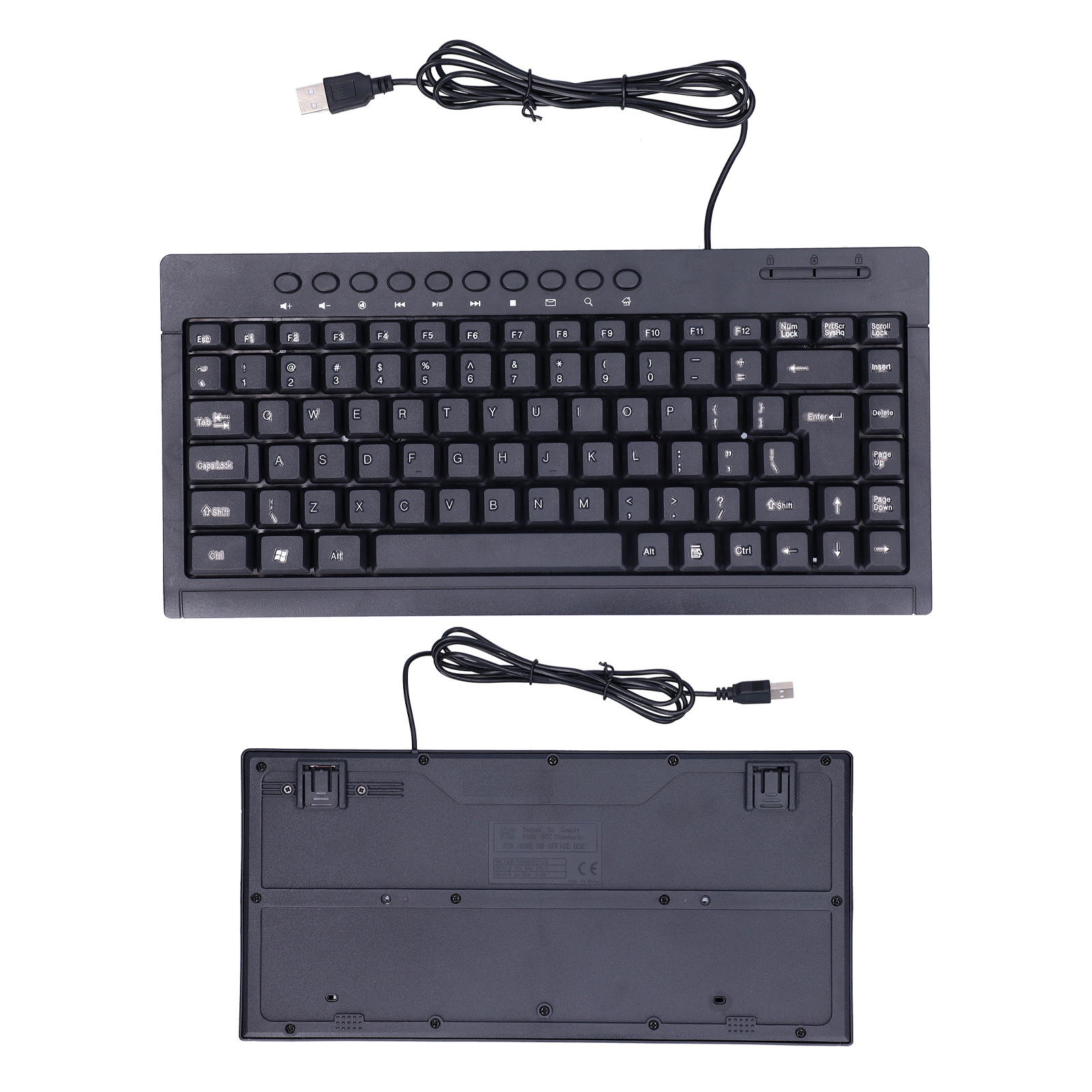 Verkabelte Tastatur Mini 87 Tasten USB Desktop Notebook Computer Zubehör Fü GFL - Picture 27 of 29