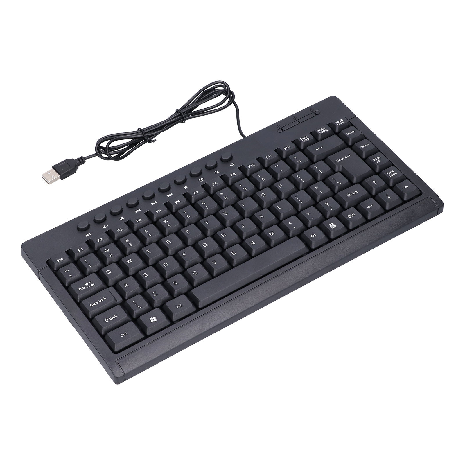 Wired Keyboard Mini 87 Keys USB Desktop Notebook Computer Accessories For Of - Picture 13 of 18