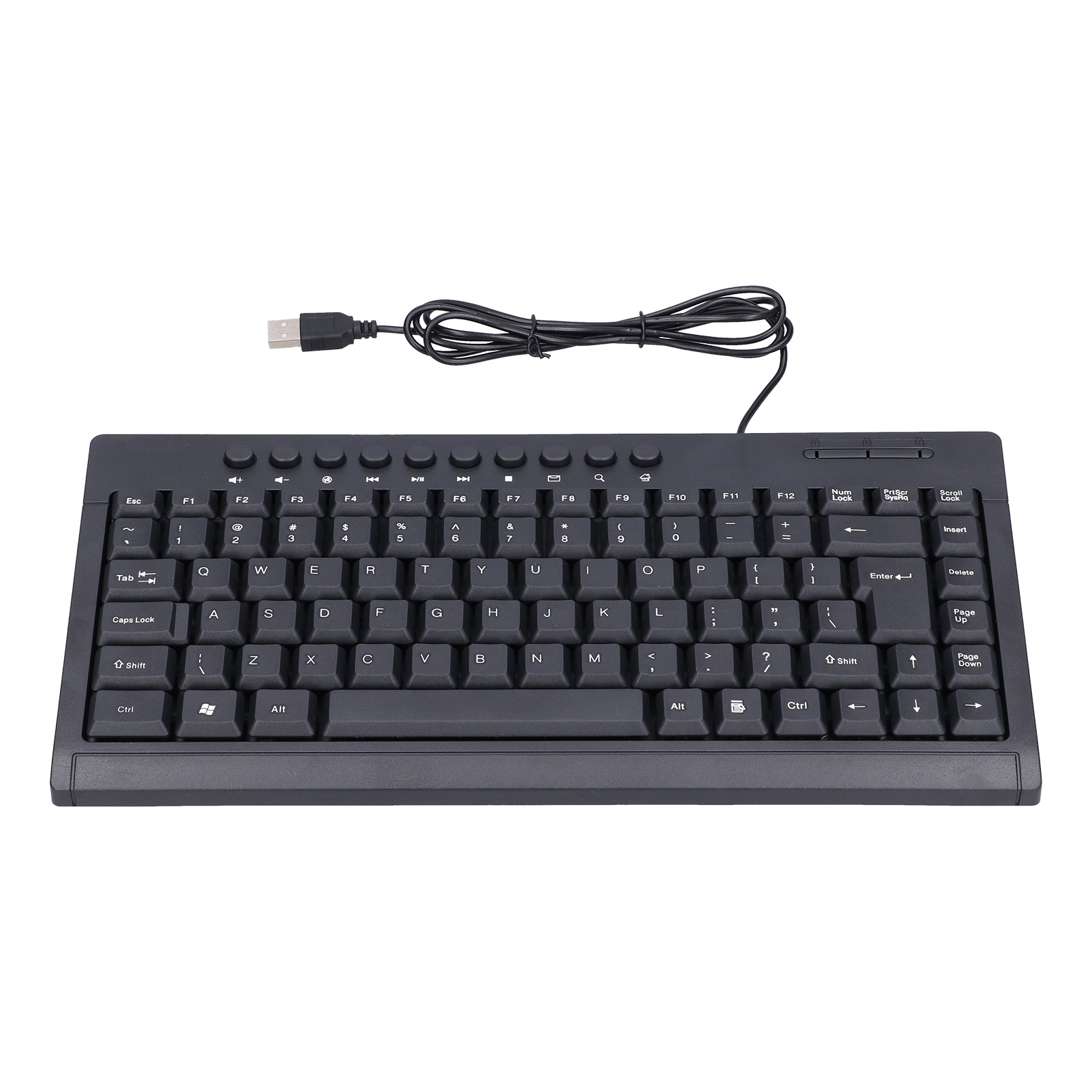 Wired Keyboard Mini 87 Keys USB Desktop Notebook Computer Accessories For Of FTD - Picture 14 of 18