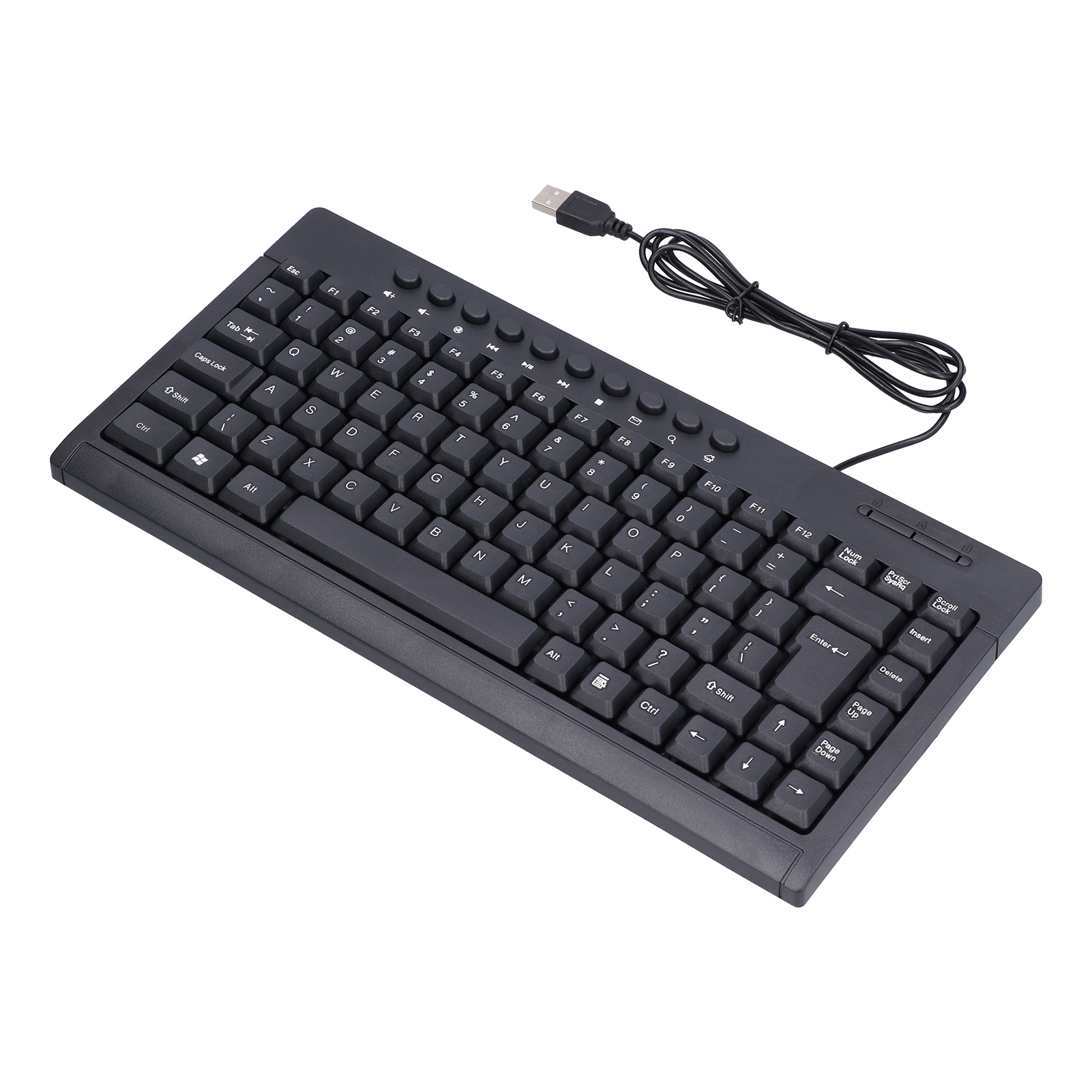 Wired Keyboard Mini 87 Keys USB Desktop Notebook Computer Accessories For Of IDS - Picture 18 of 18