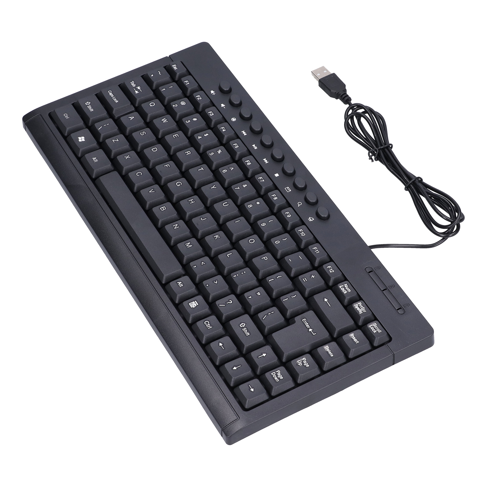 Wired Keyboard Mini 87 Keys USB Desktop Notebook Computer Accessories For Of IDS - Picture 17 of 18