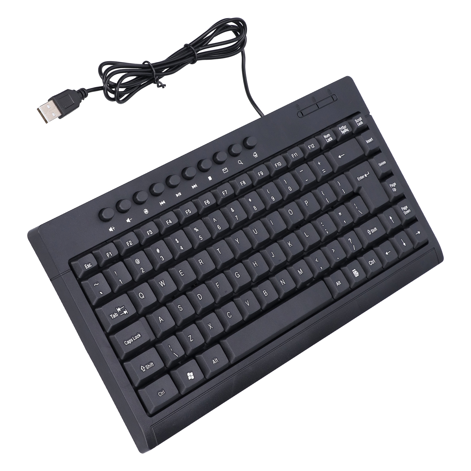 Wired Keyboard Mini 87 Keys USB Desktop Notebook Computer Accessories For Of XXL - Picture 18 of 18