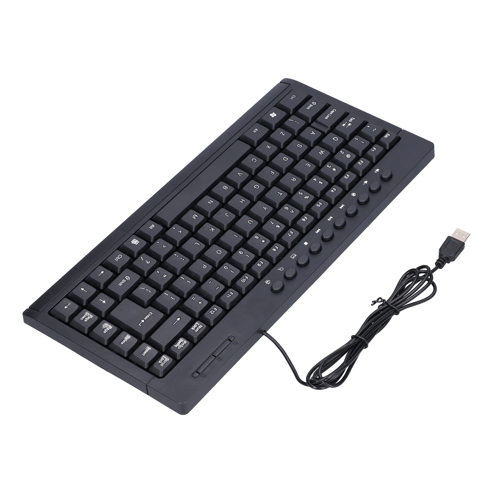 Wired Keyboard Mini 87 Keys USB Desktop Notebook Computer Accessories - Picture 18 of 18
