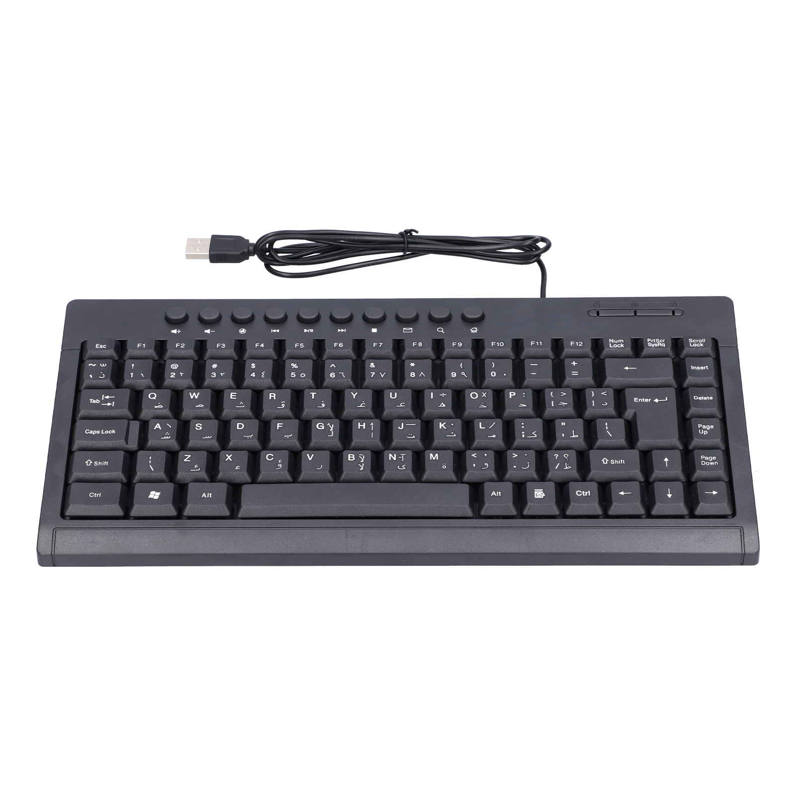 Wired Keyboard Mini 87 Keys USB Desktop Notebook Computer Accessories - Picture 15 of 18