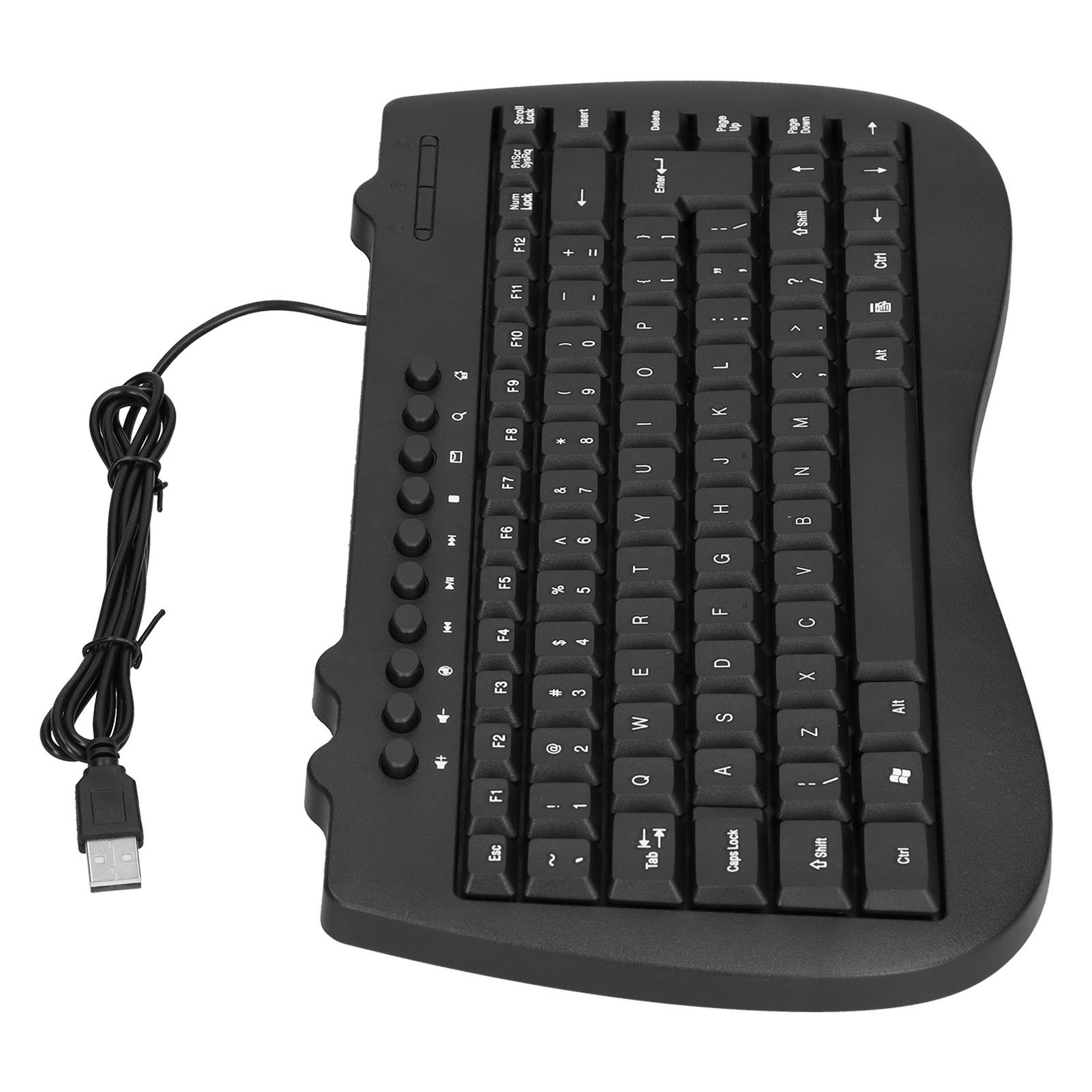 USB Keyboard Plastic 87 Keys KB‑301B Keypads General Ergonomically Computer EOM - Picture 18 of 18
