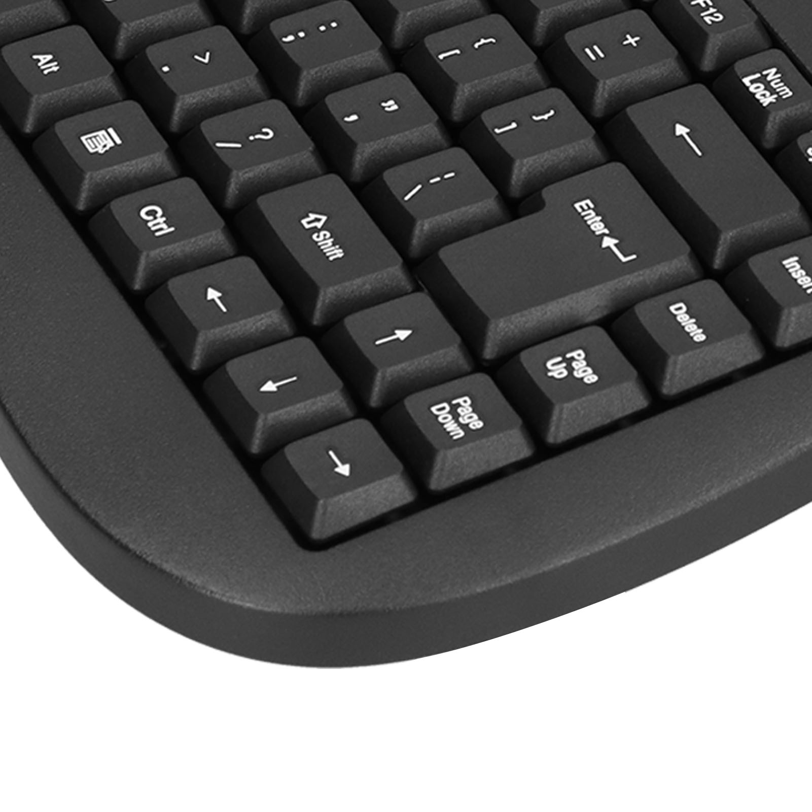 USB Keyboard Plastic 87 Keys KB‑301B Keypads General Ergonomically Computer EOM - Picture 15 of 18