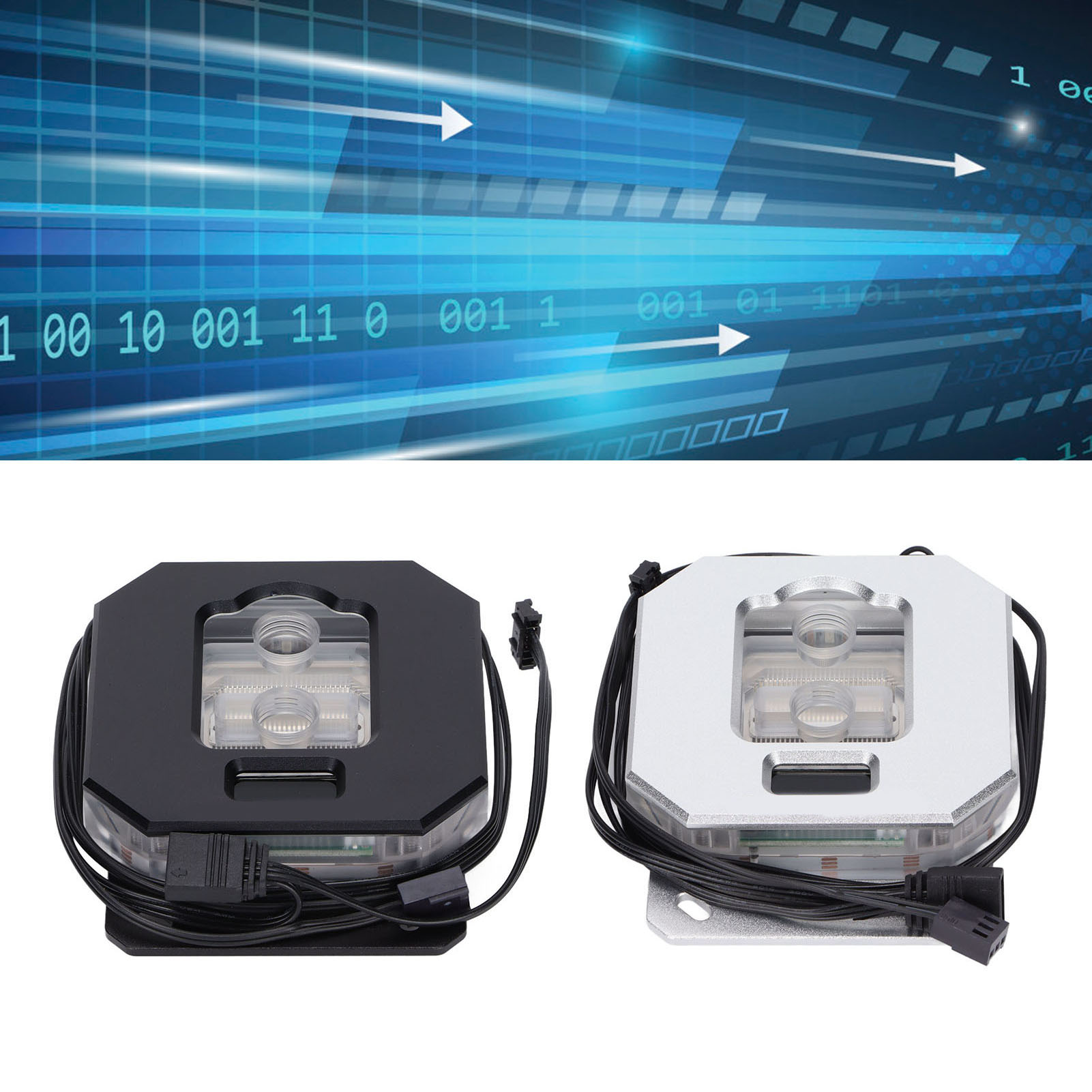 CPU Water Cooler Integrated Digital Temperature Display Screen Strong Compute FY - Afbeelding 26 van 28
