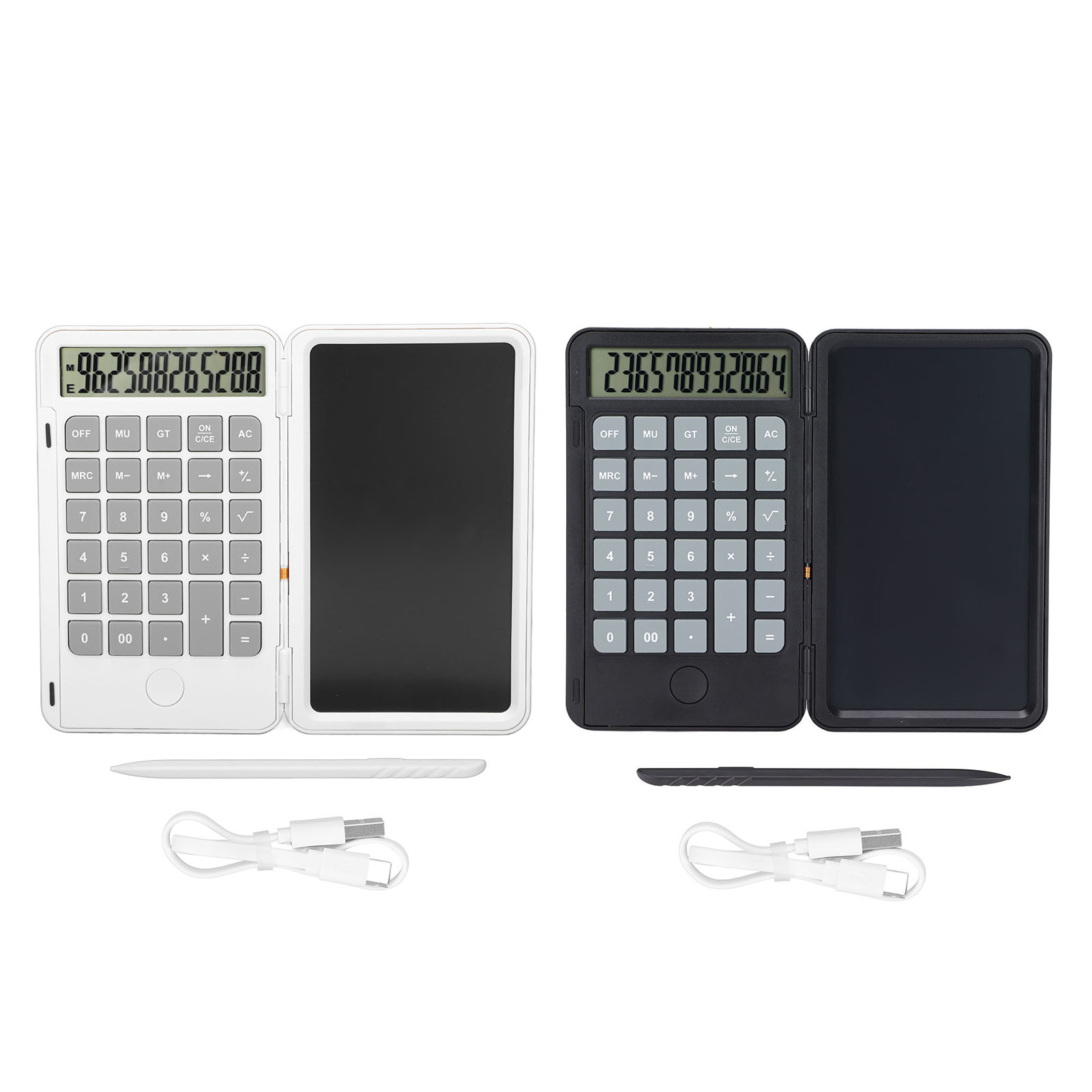 Calculator Writing Tablet 6.5in LCD Chargeable Portable Paperless Drawing Han CB - Afbeelding 27 van 28