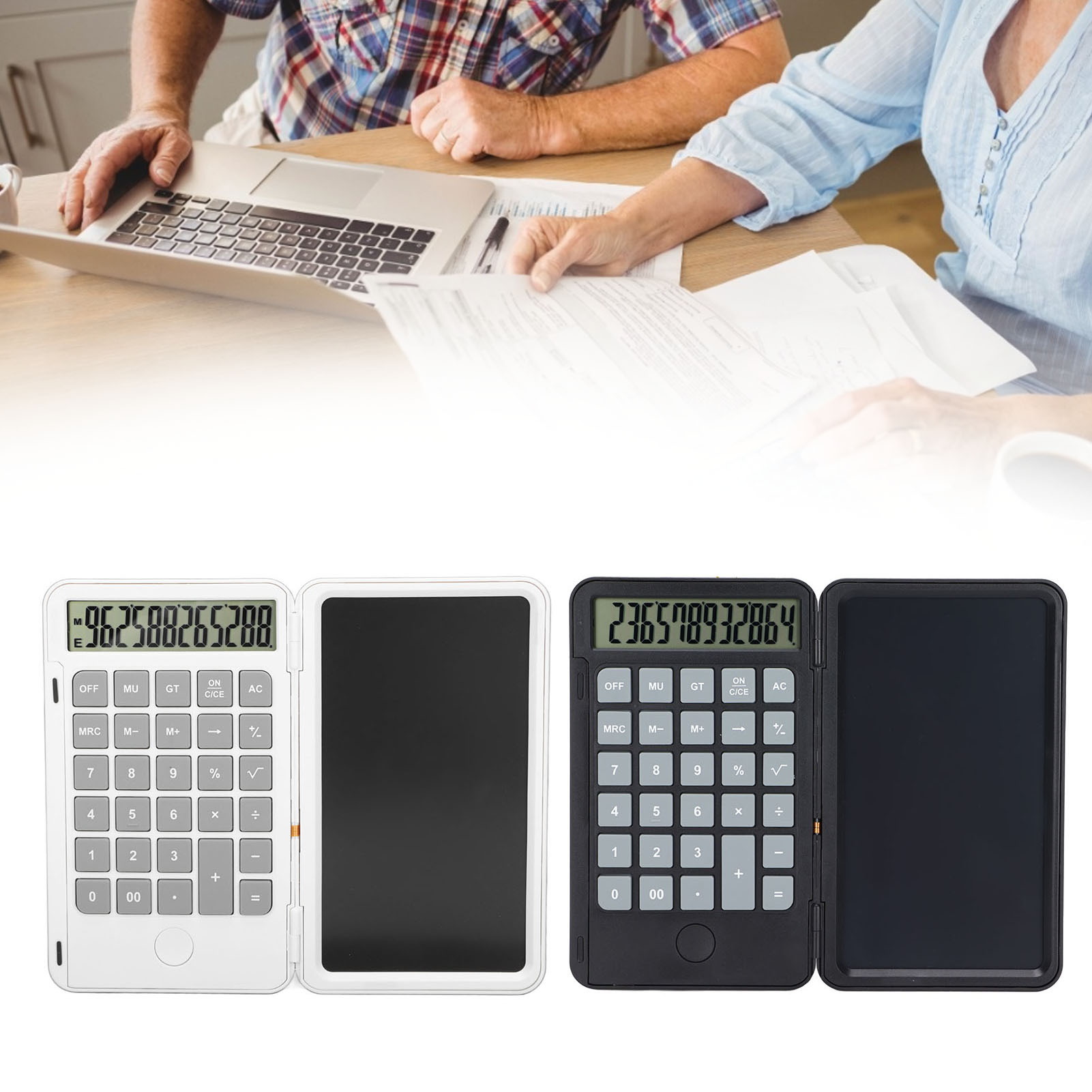 Calculator Writing Tablet 6.5in LCD Chargeable Portable Paperless Drawing Han CB - Afbeelding 23 van 28
