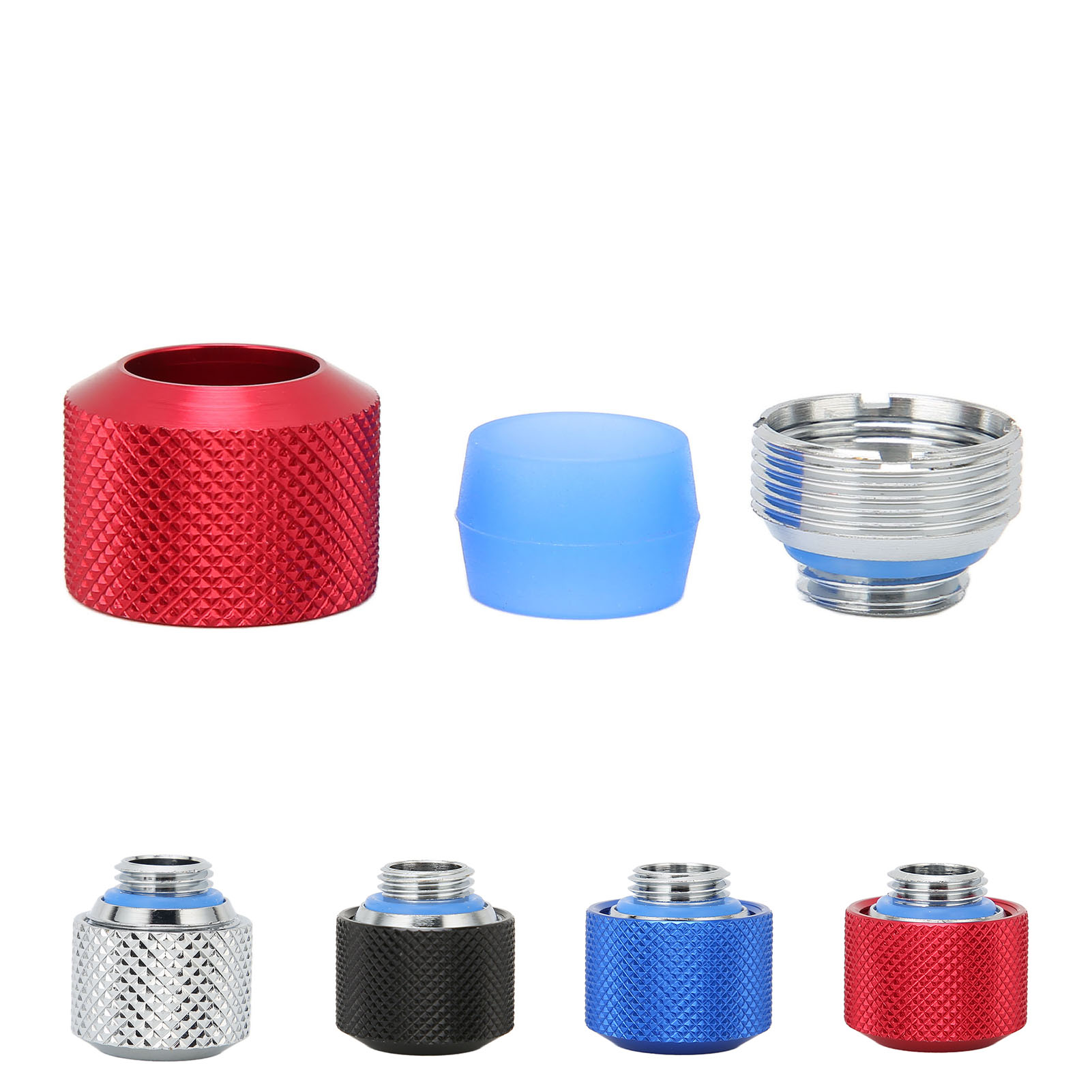 Tube Compression Fitting Premium Brass High Durability Quick Screw Fitting Fo CB - Afbeelding 26 van 31